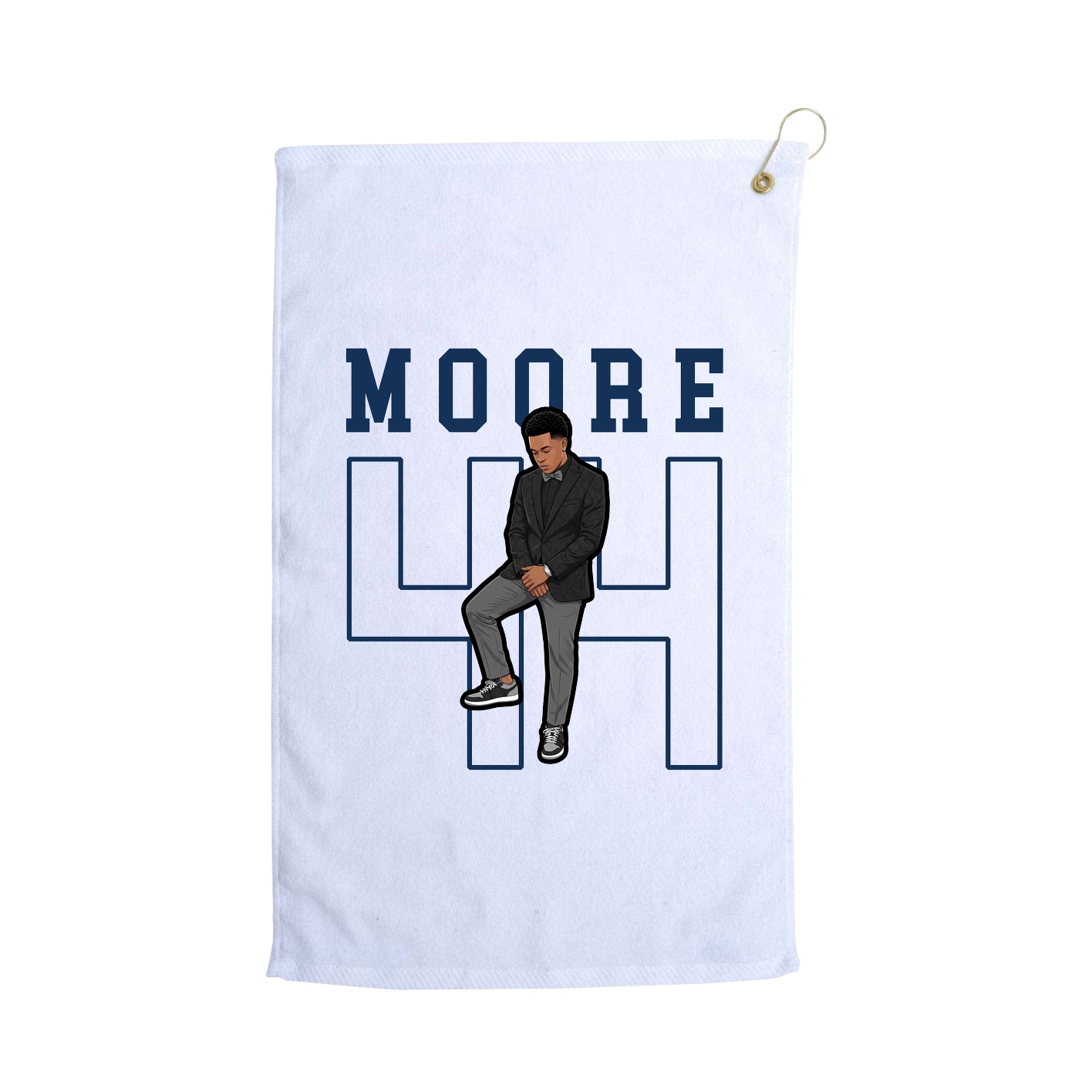 Golf Towel — Shirsey in White