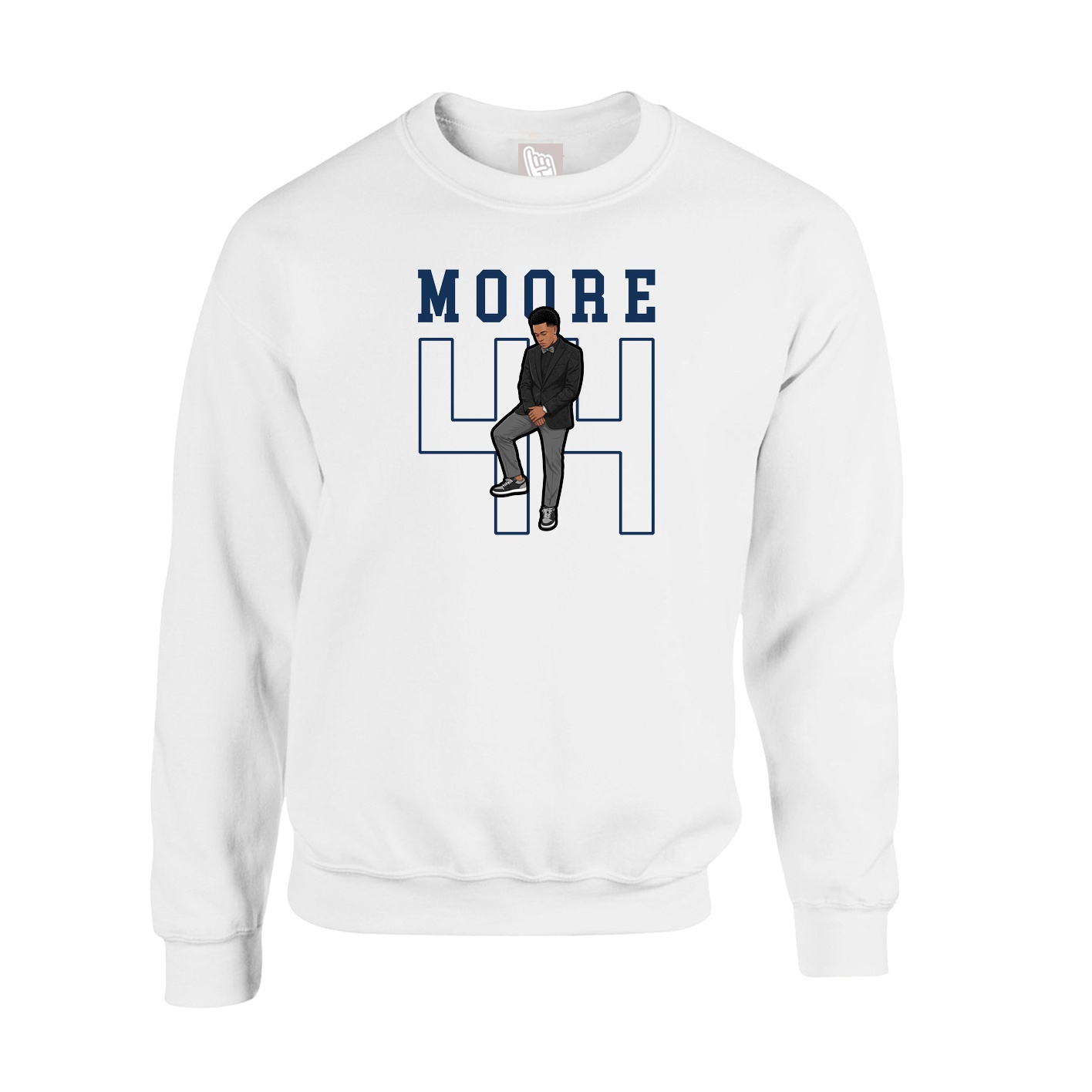Fleece Crew — Shirsey in White
