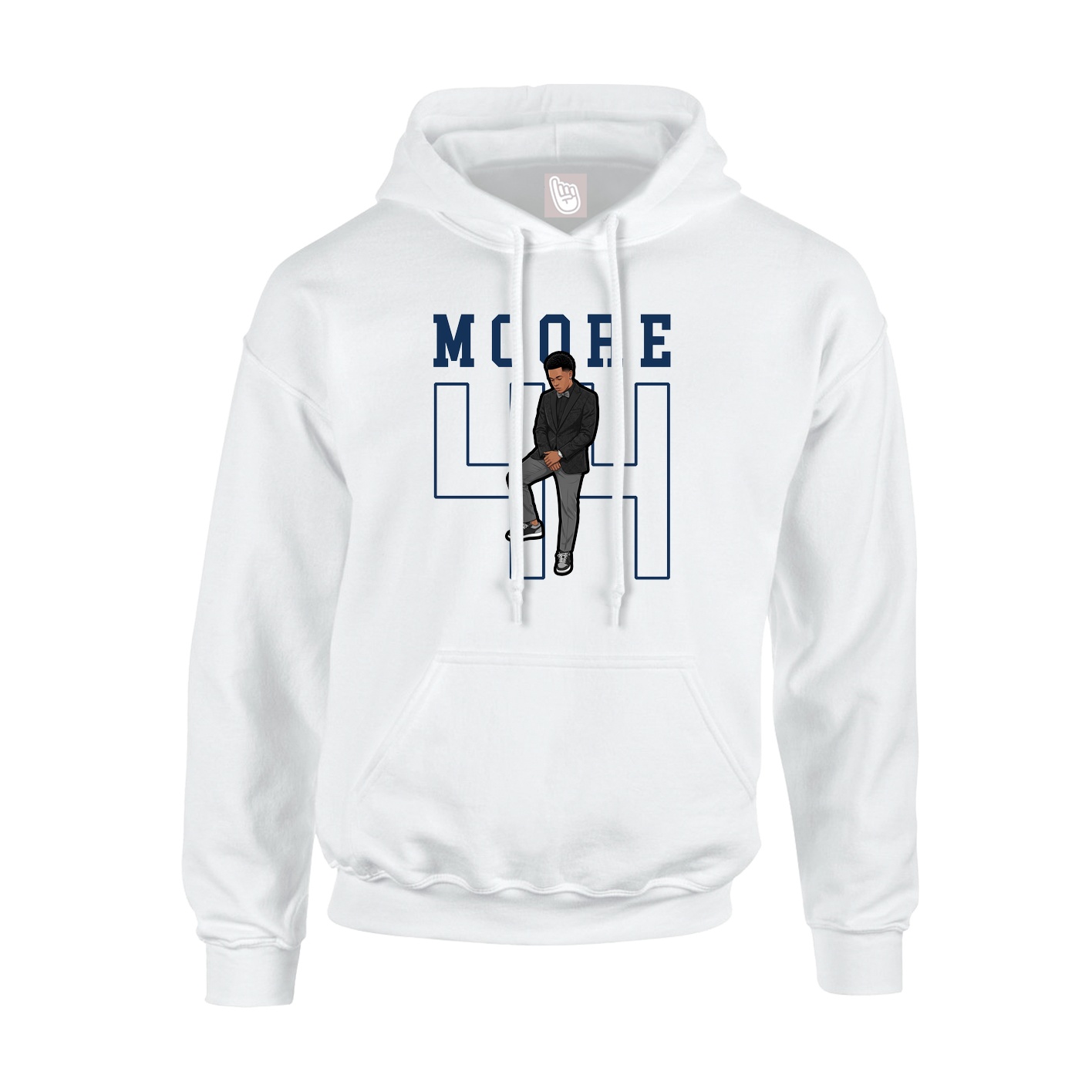 Youth Hoodie — Shirsey in White