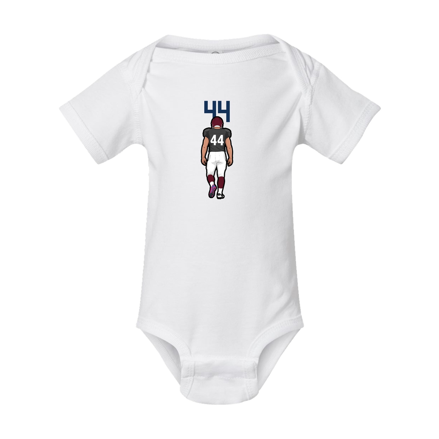 Baby Onesie — Number Top in White