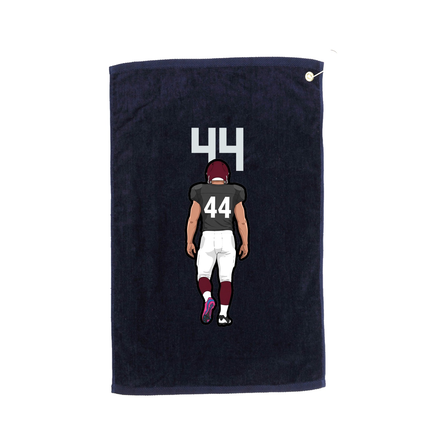 Golf Towel — Number Top in Navy