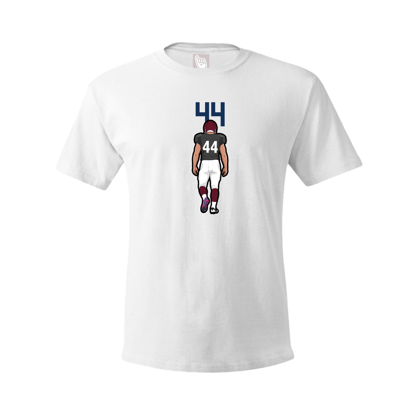 Tee — Number Top in White