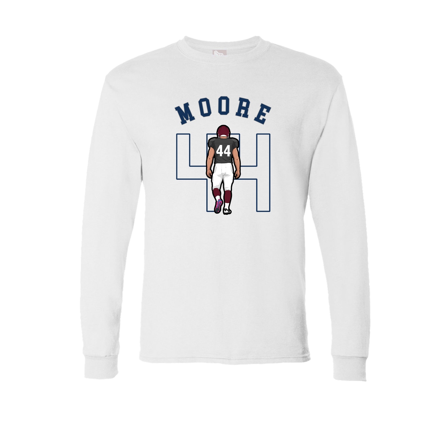 Long Sleeve Tee — Shirsey Arch in White