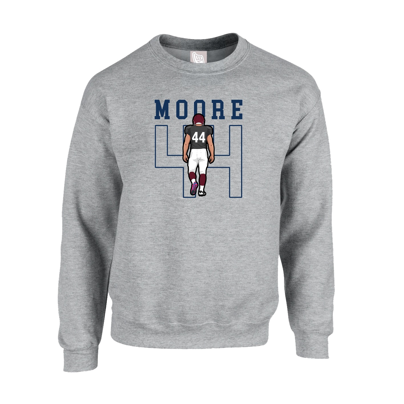 Fleece Crew — Shirsey in Grey