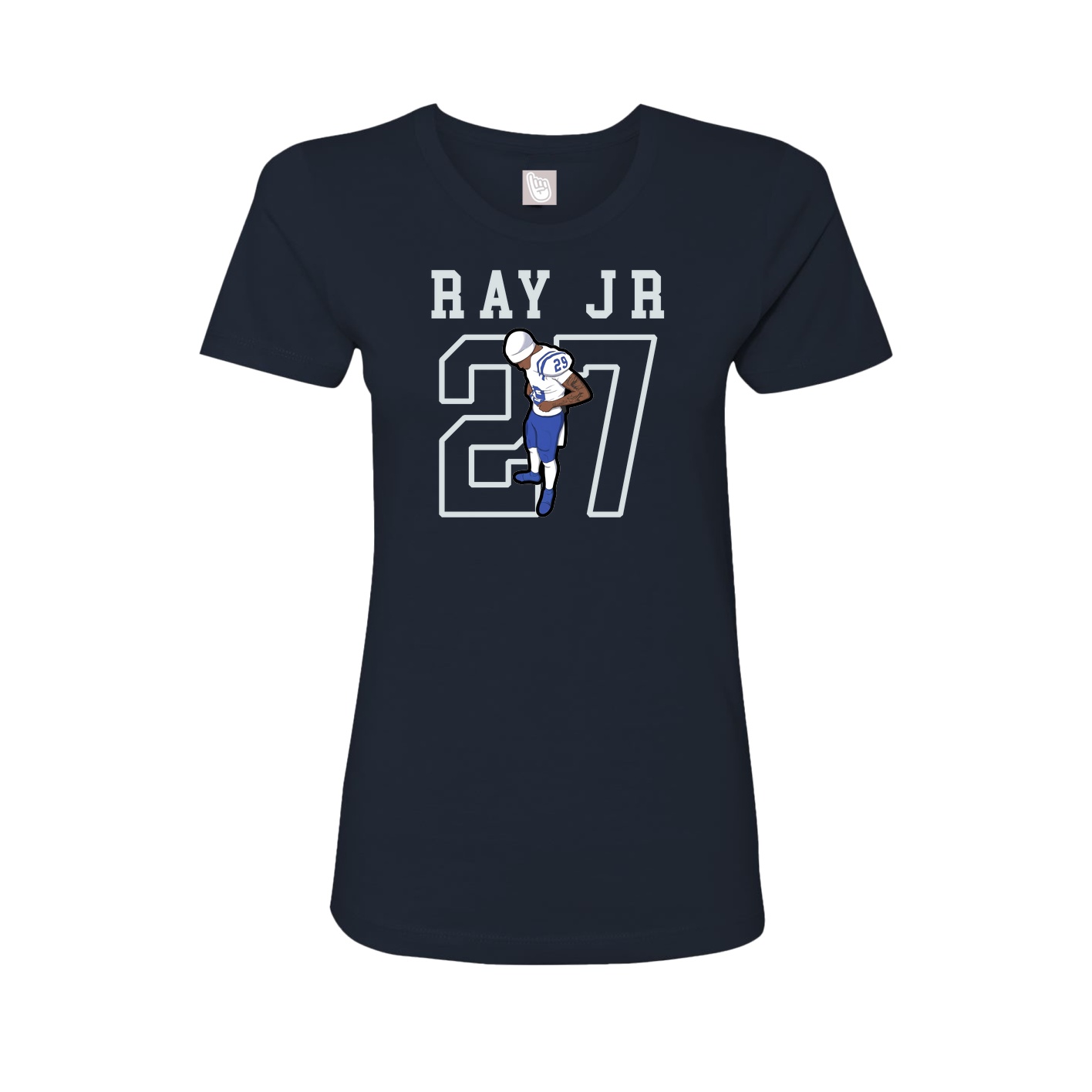 Fitted Women's Tee — Shirsey in Navy