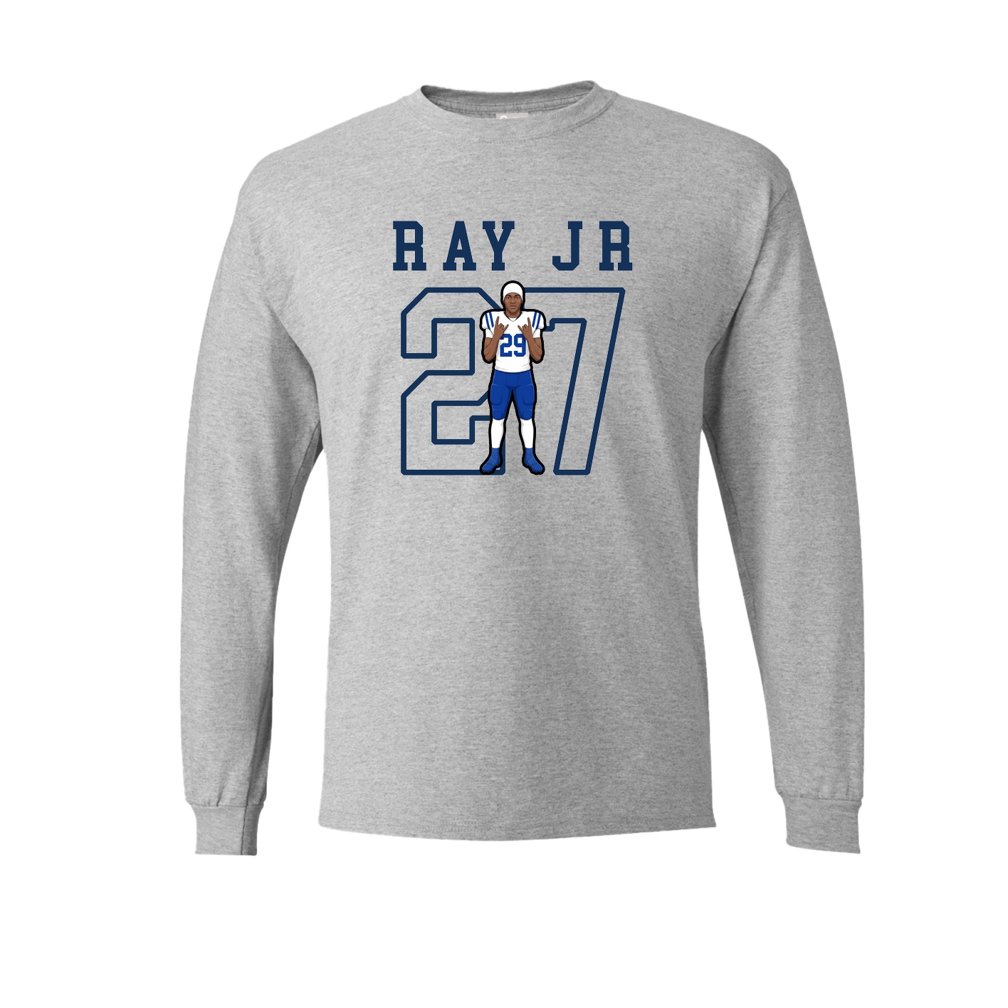 Long Sleeve Tee — Shirsey in Grey