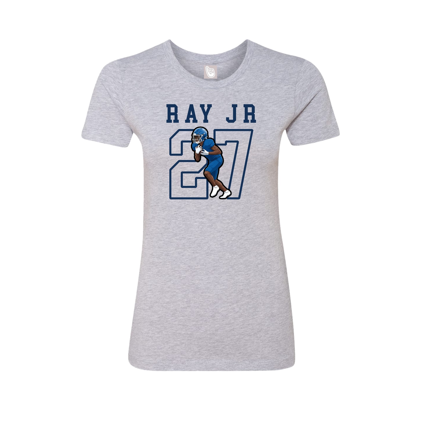 Fitted Women's Tee — Shirsey in Grey