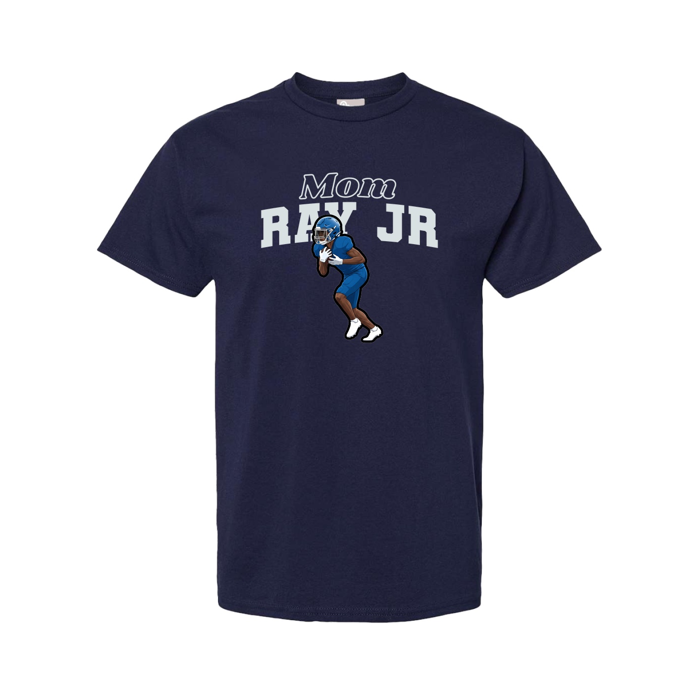 Youth Tee — Mothers Day Block in Navy