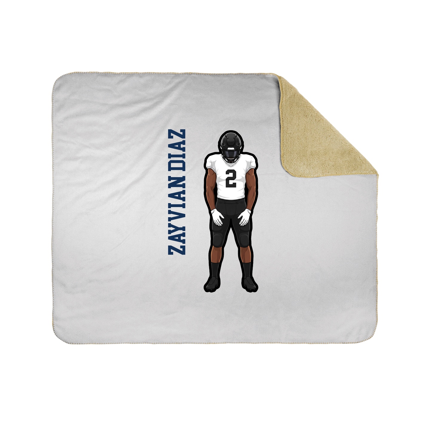 50x60 Sherpa Lined Throw Blanket