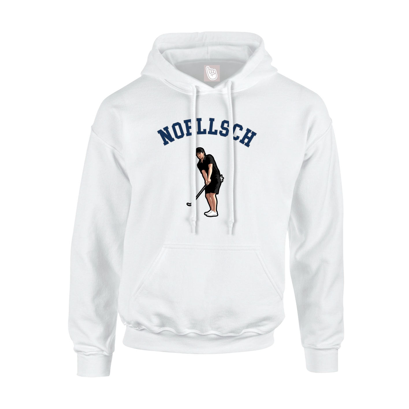 Hoodie — Shirsey Arch in White