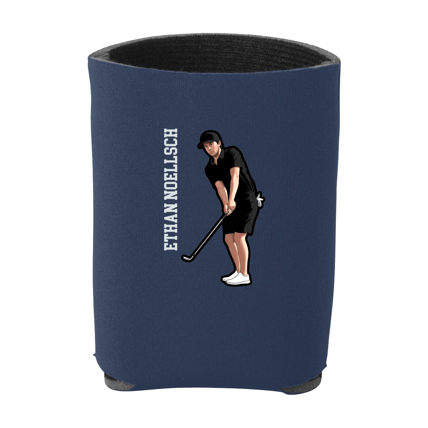 Can Holder — Name Vertical in Navy
