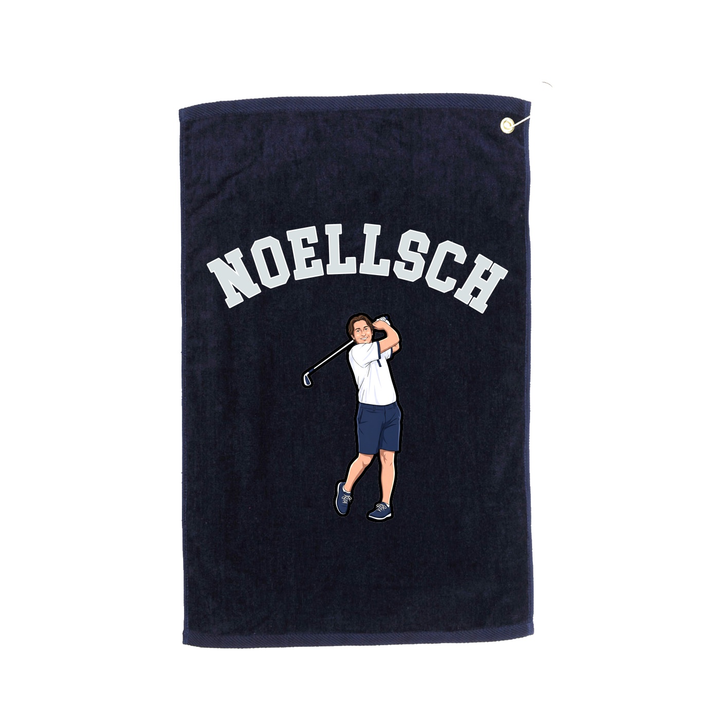 Golf Towel — Shirsey Arch in Navy