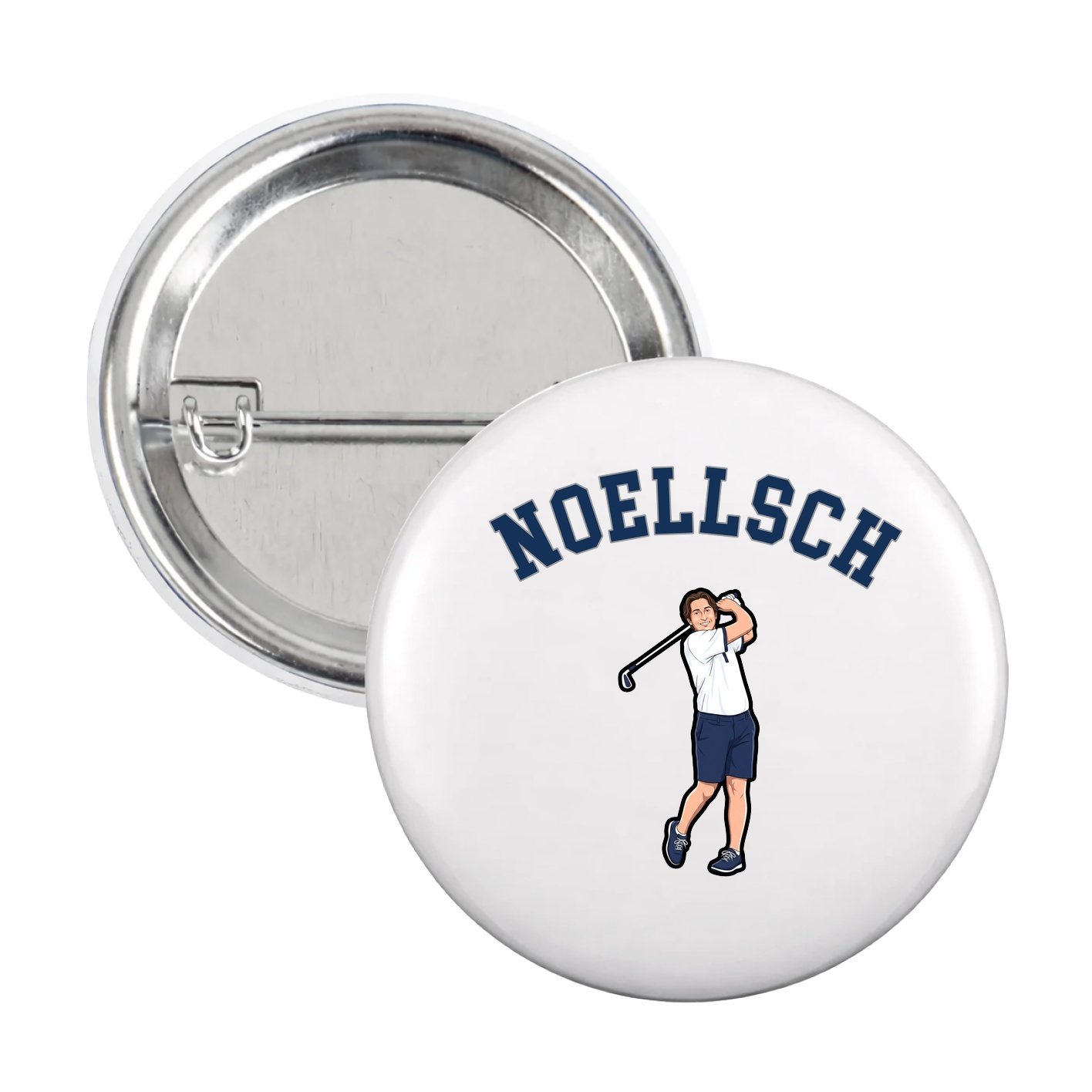Game Day Button — Shirsey Arch in White