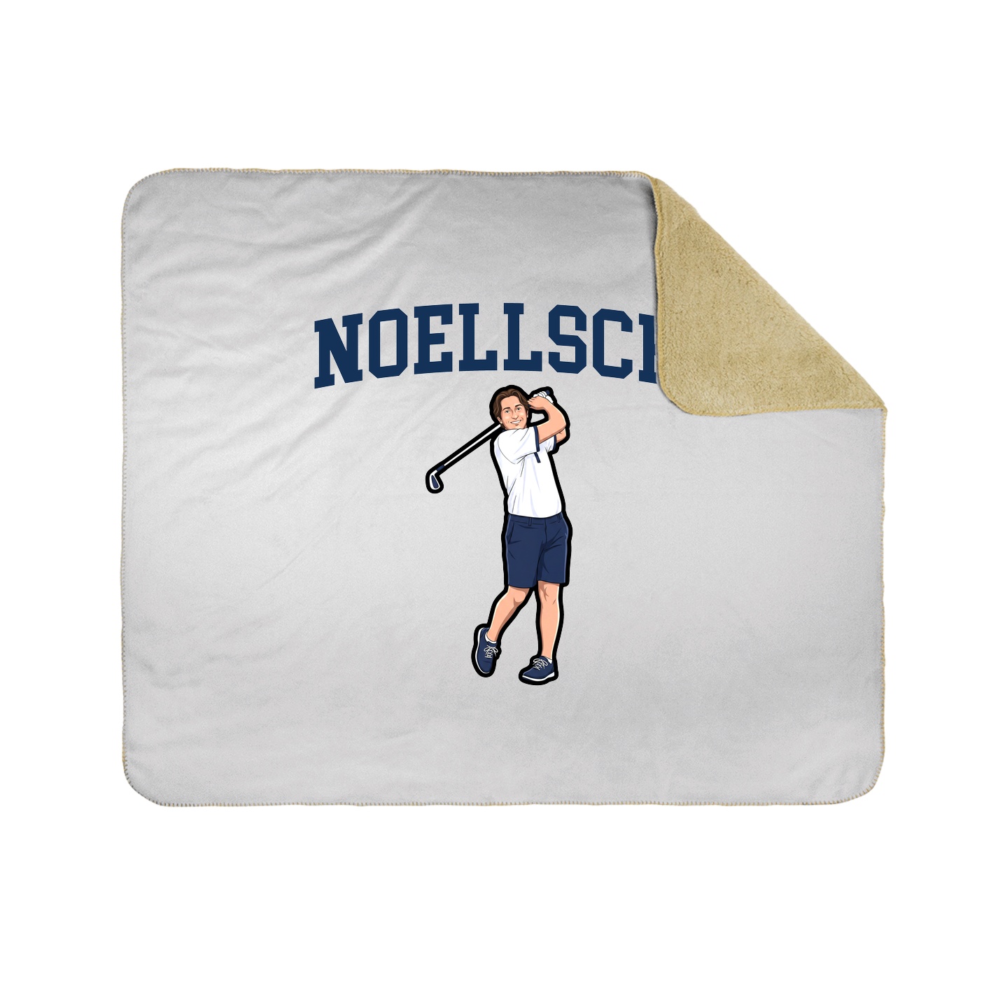 Throw Blanket — Shirsey in White