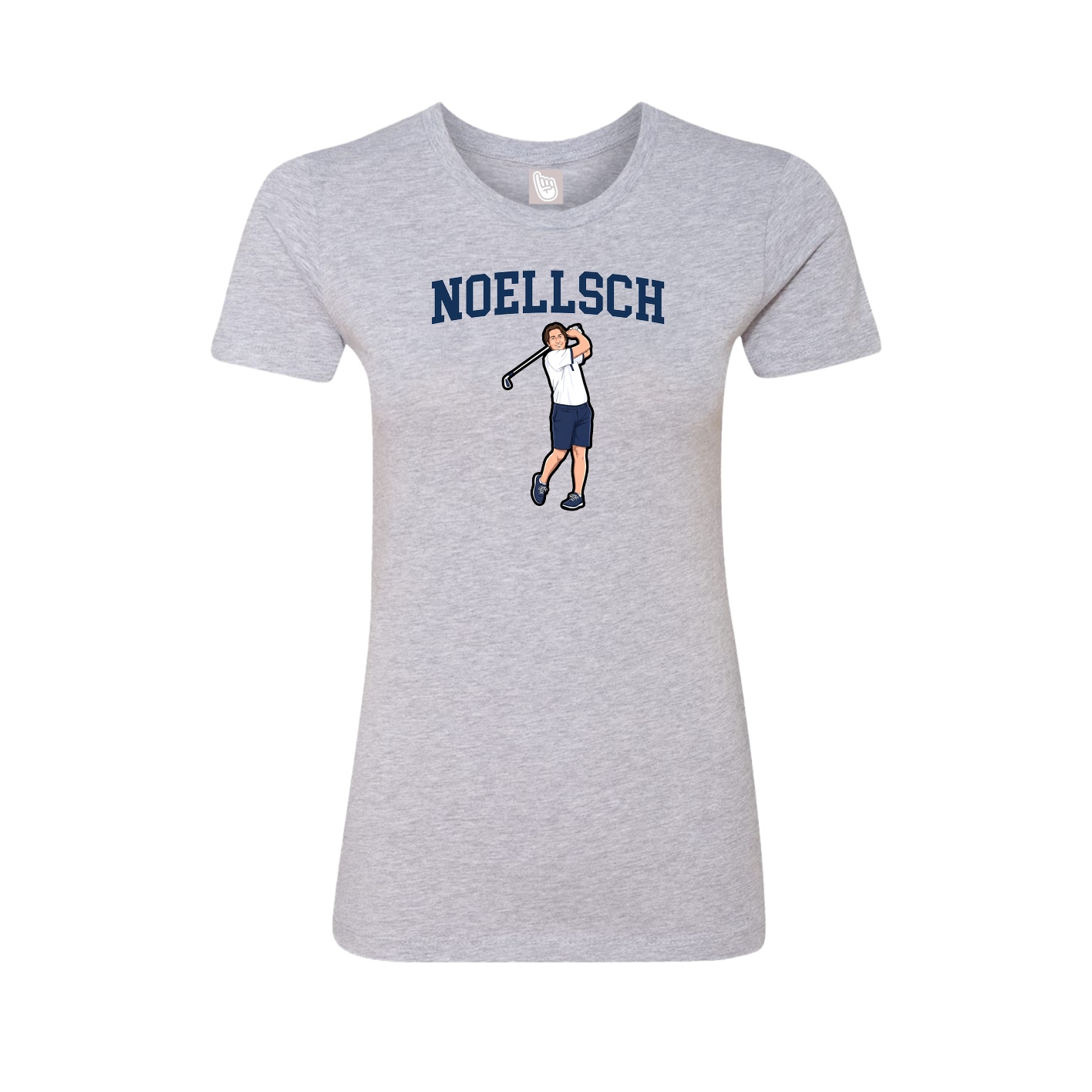 Fitted Women's Tee — Shirsey in Grey