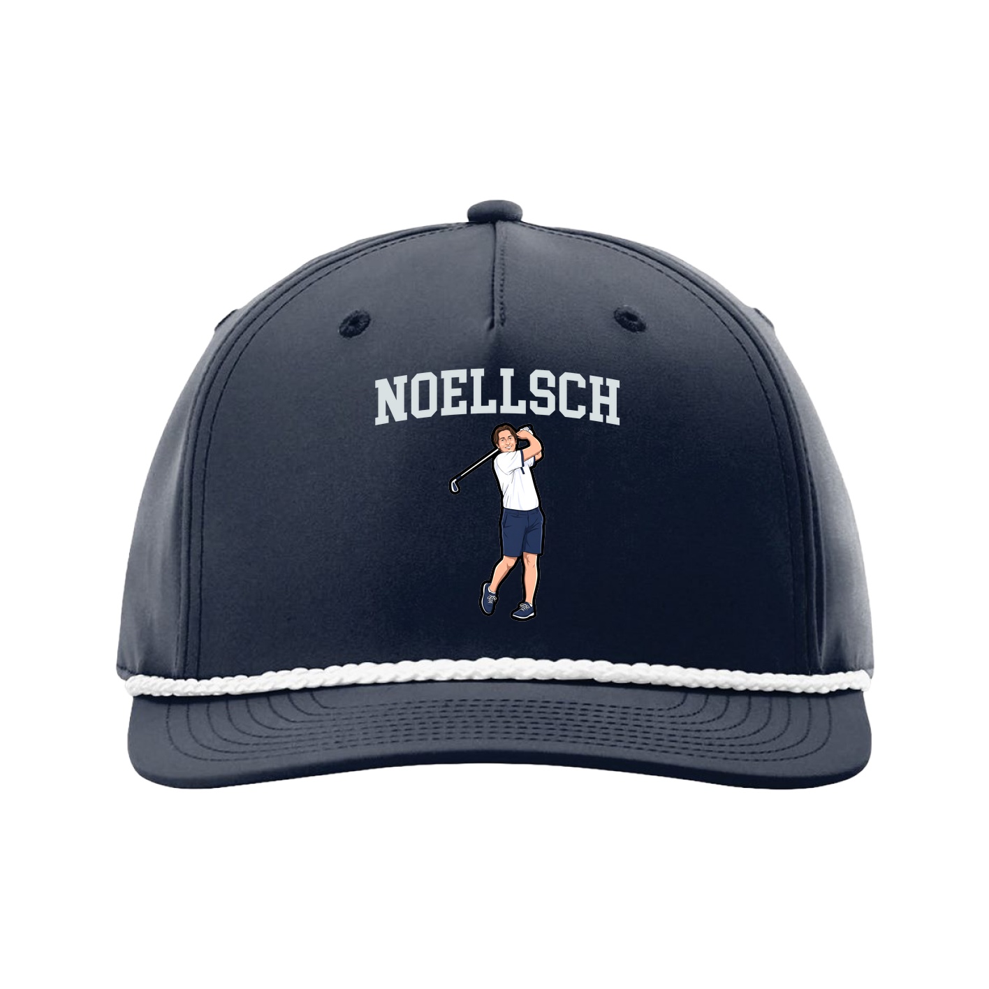 Five-Panel Classic Rope Cap — Shirsey in Navy