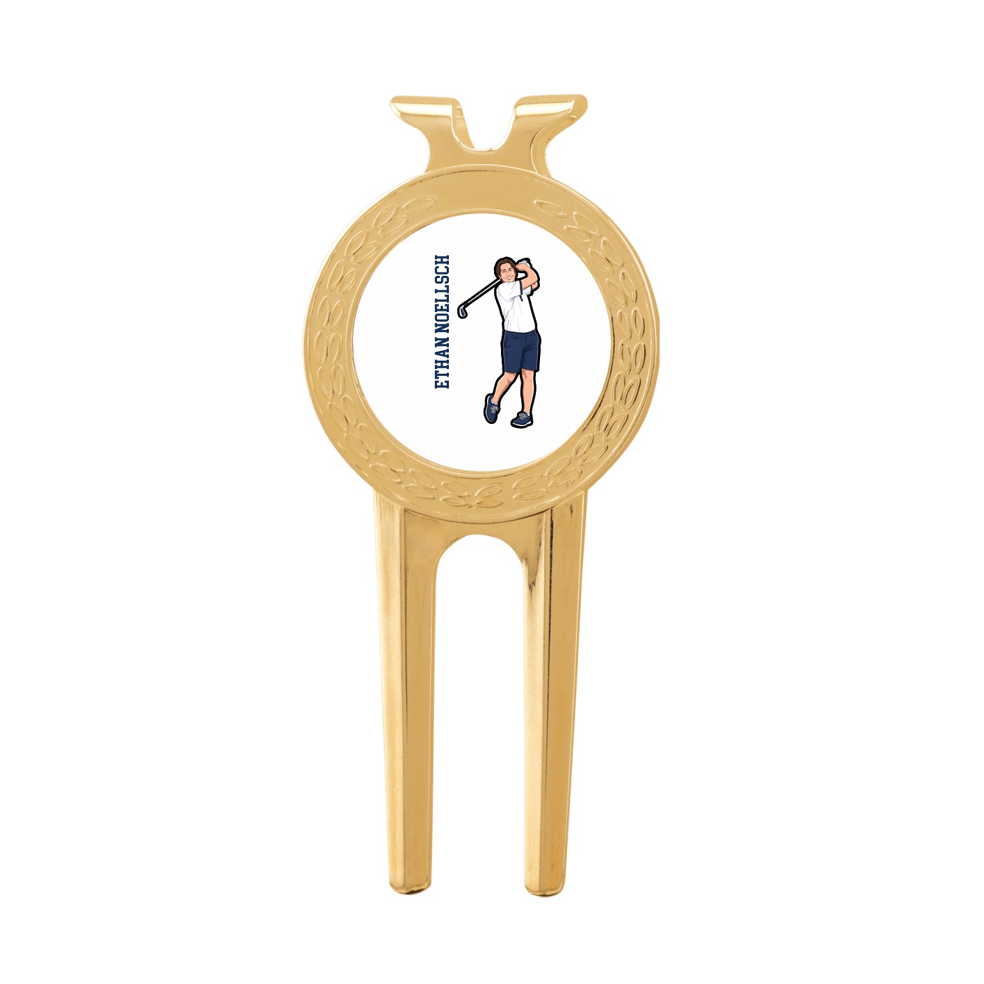 Divot Tool with Ball Marker — Name Vertical in Classic