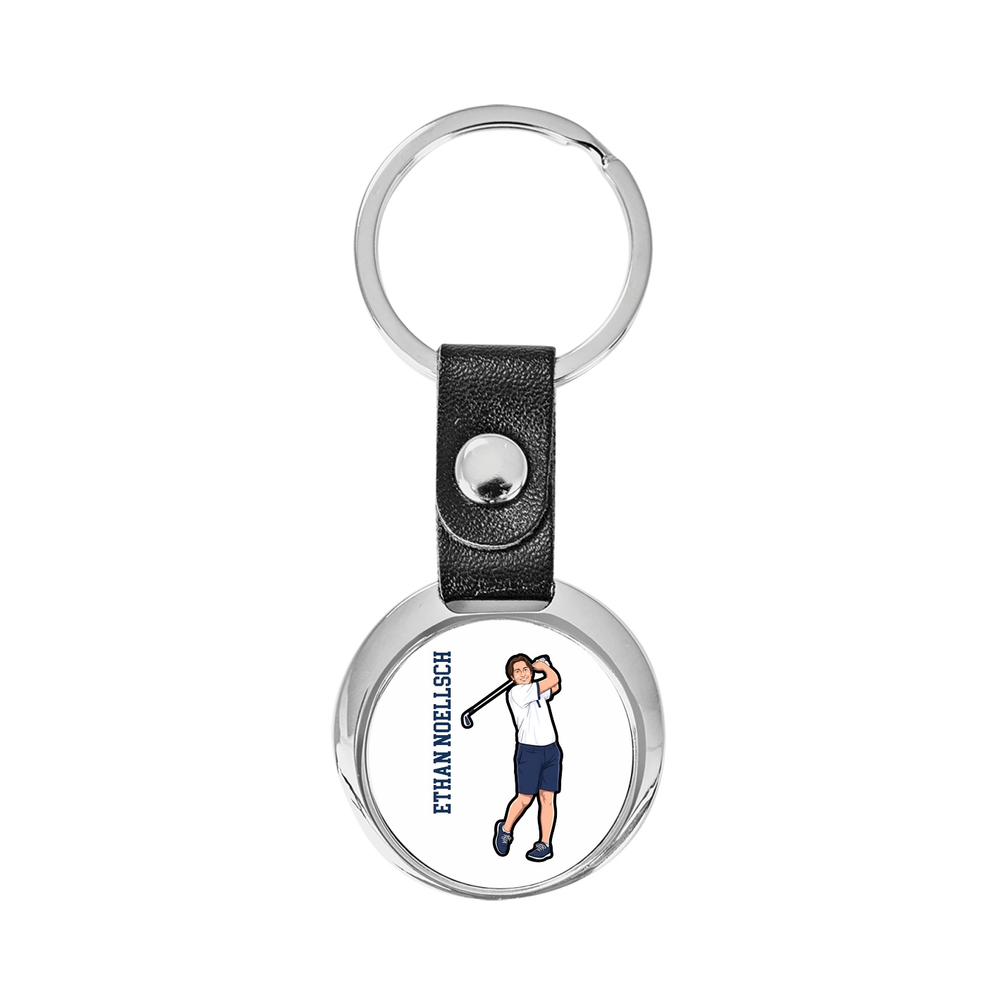 Key Chain — Name Vertical in Classic