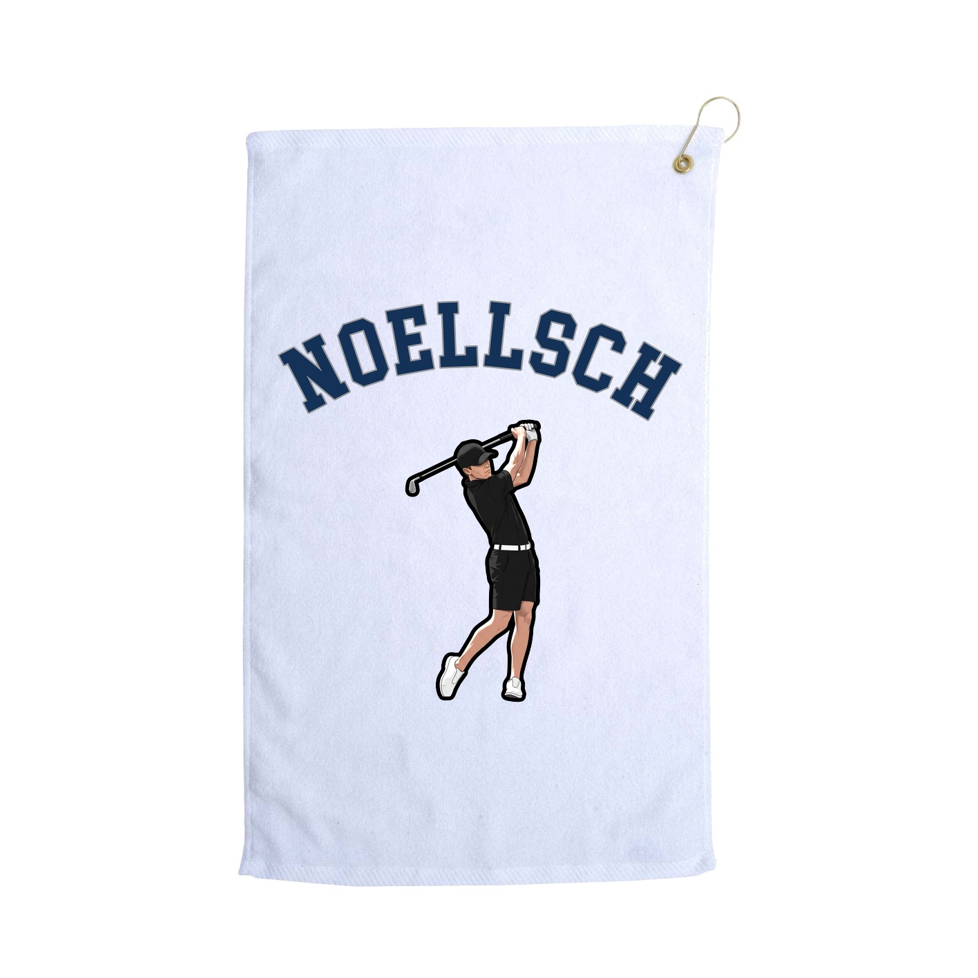 Golf Towel — Shirsey Arch in White