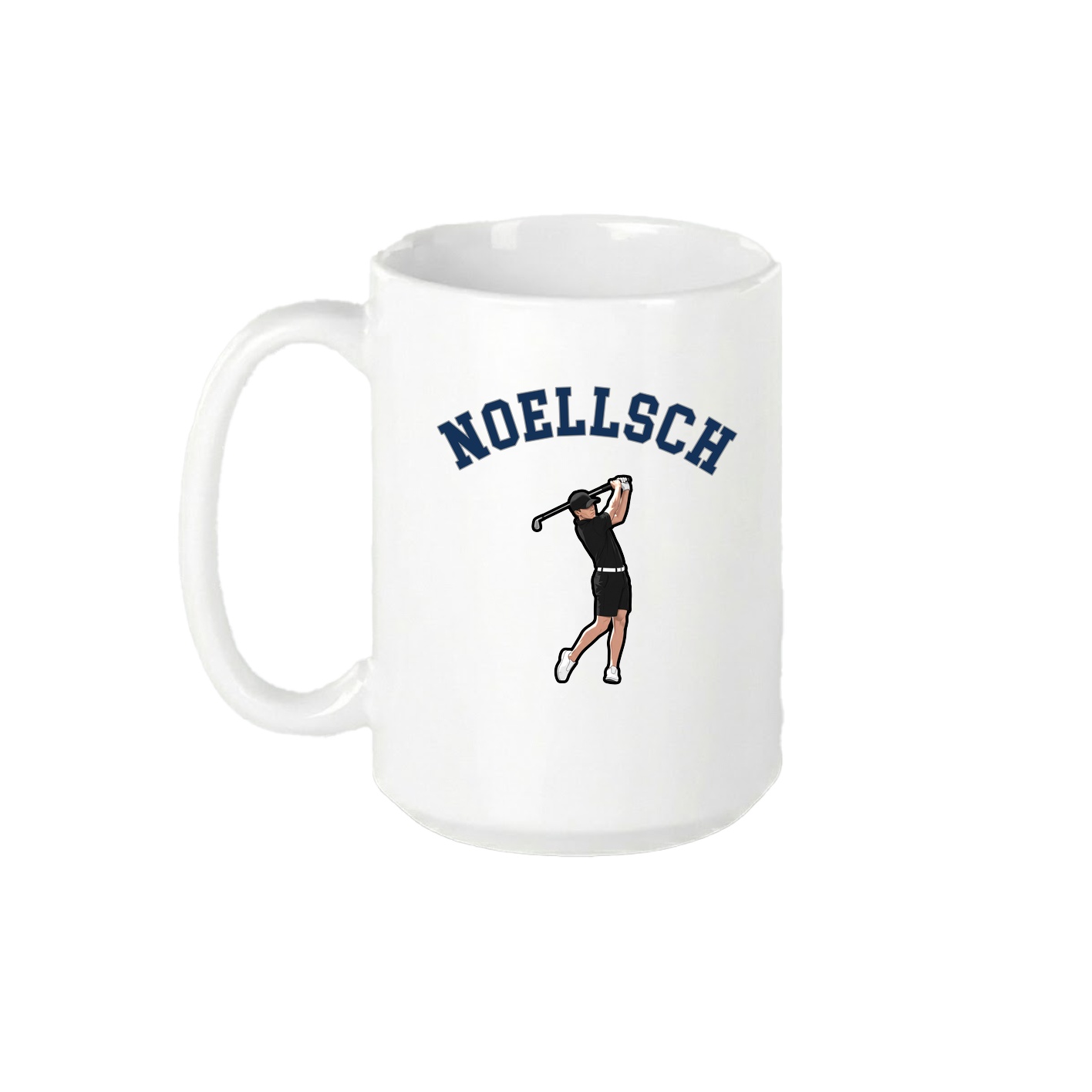 15oz Coffee Mug — Shirsey Arch in White