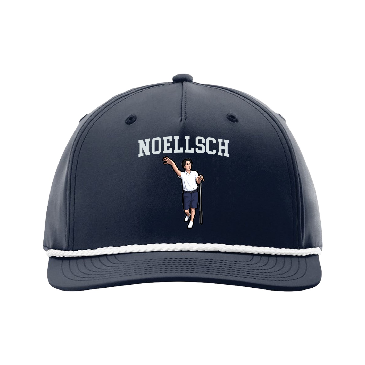 Five-Panel Classic Rope Cap — Shirsey in Navy