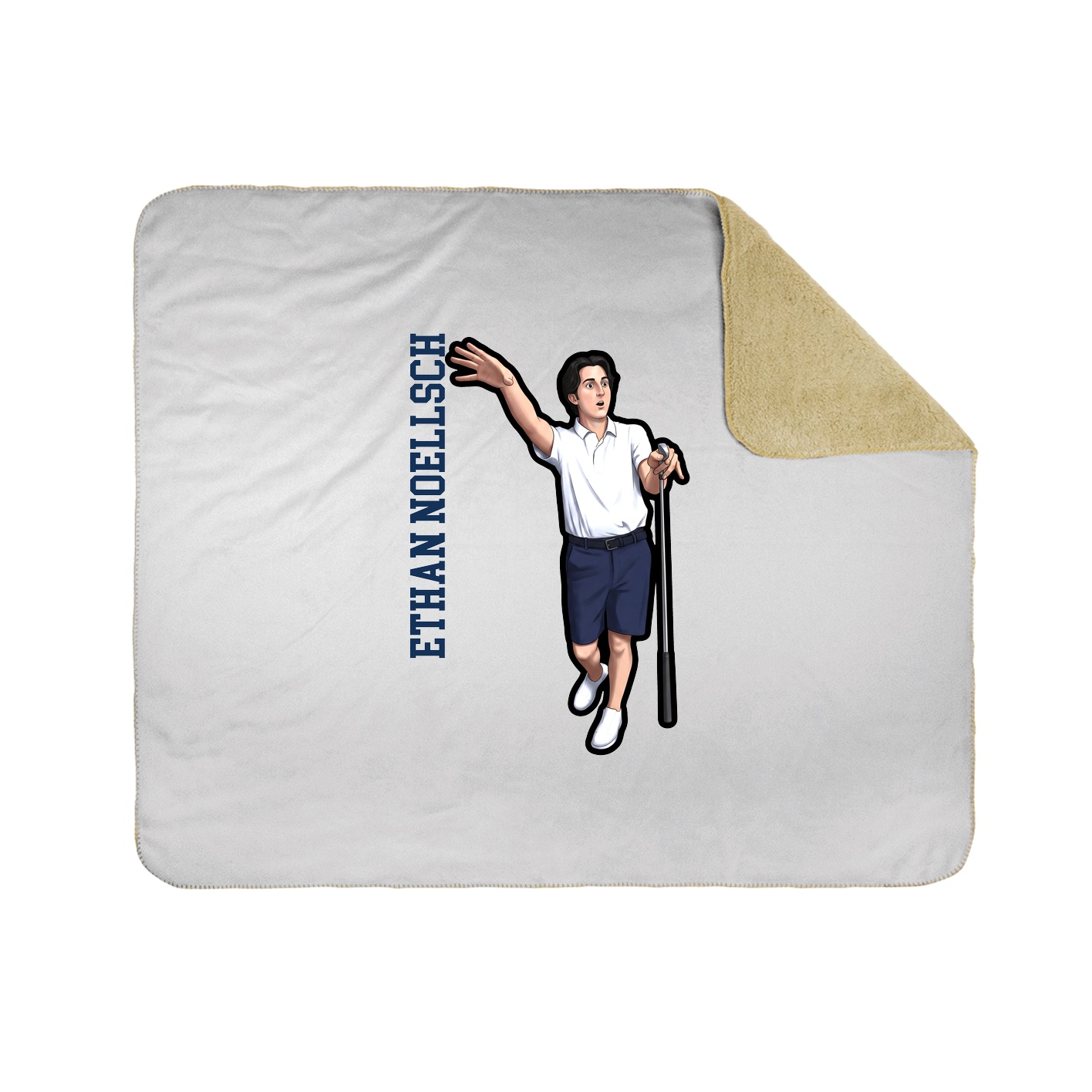 50x60 Sherpa Lined Throw Blanket