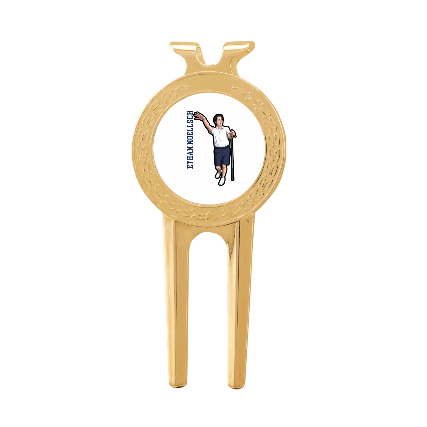 Divot Tool with Ball Marker — Name Vertical in Classic