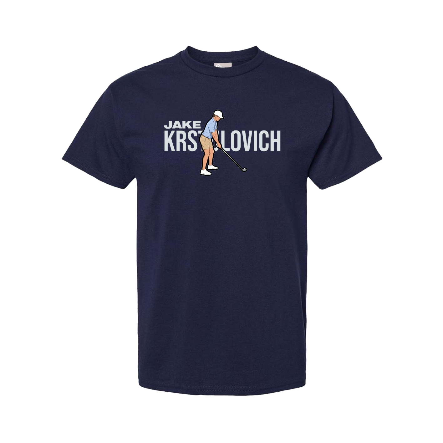Youth Tee — Player Name in Navy