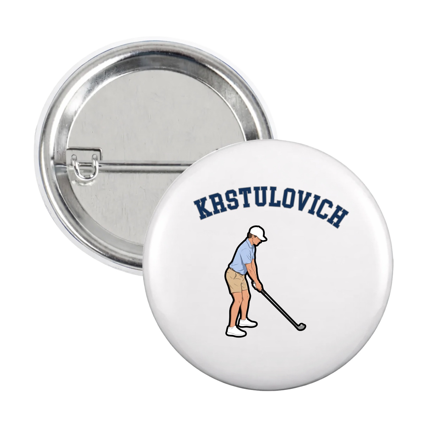 Game Day Button — Shirsey Arch in White