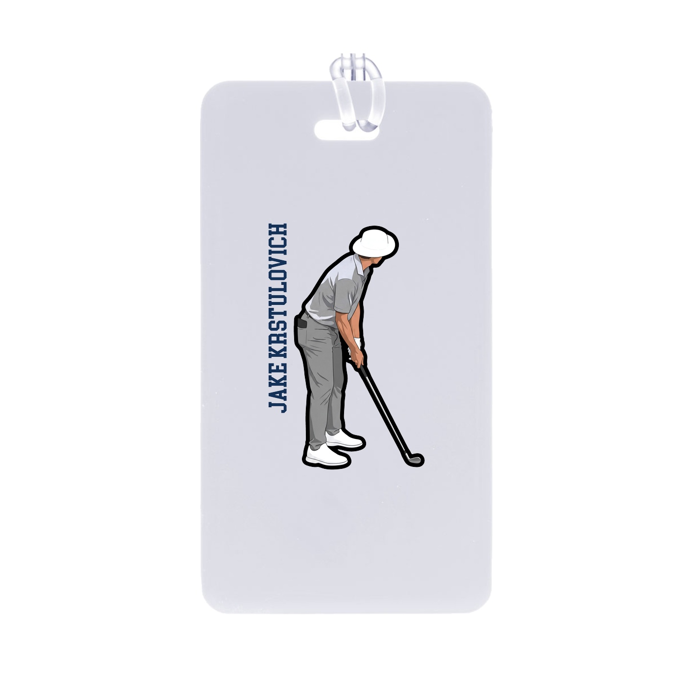 Bag Tag — Name Vertical in Classic