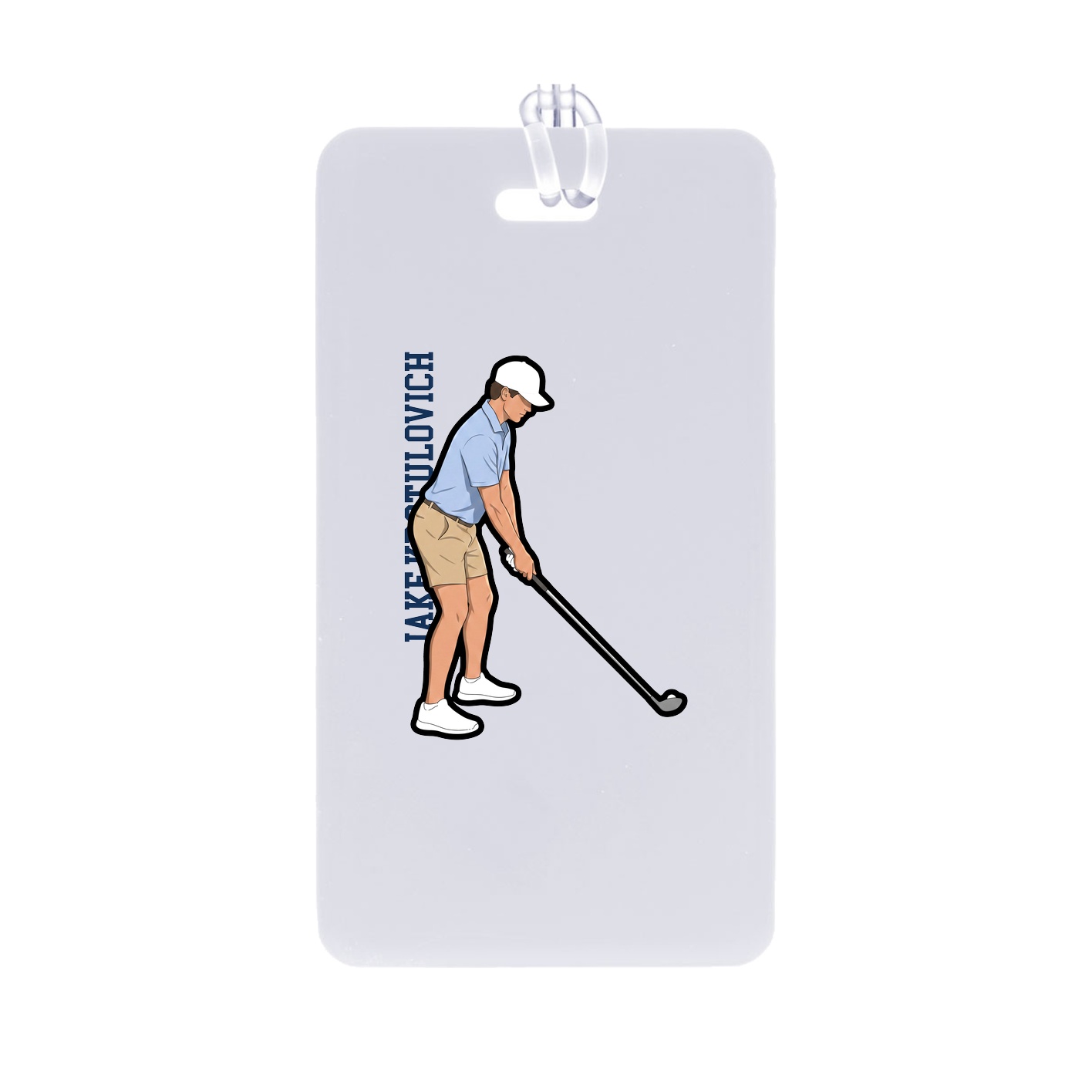 Bag Tag — Name Vertical in Classic