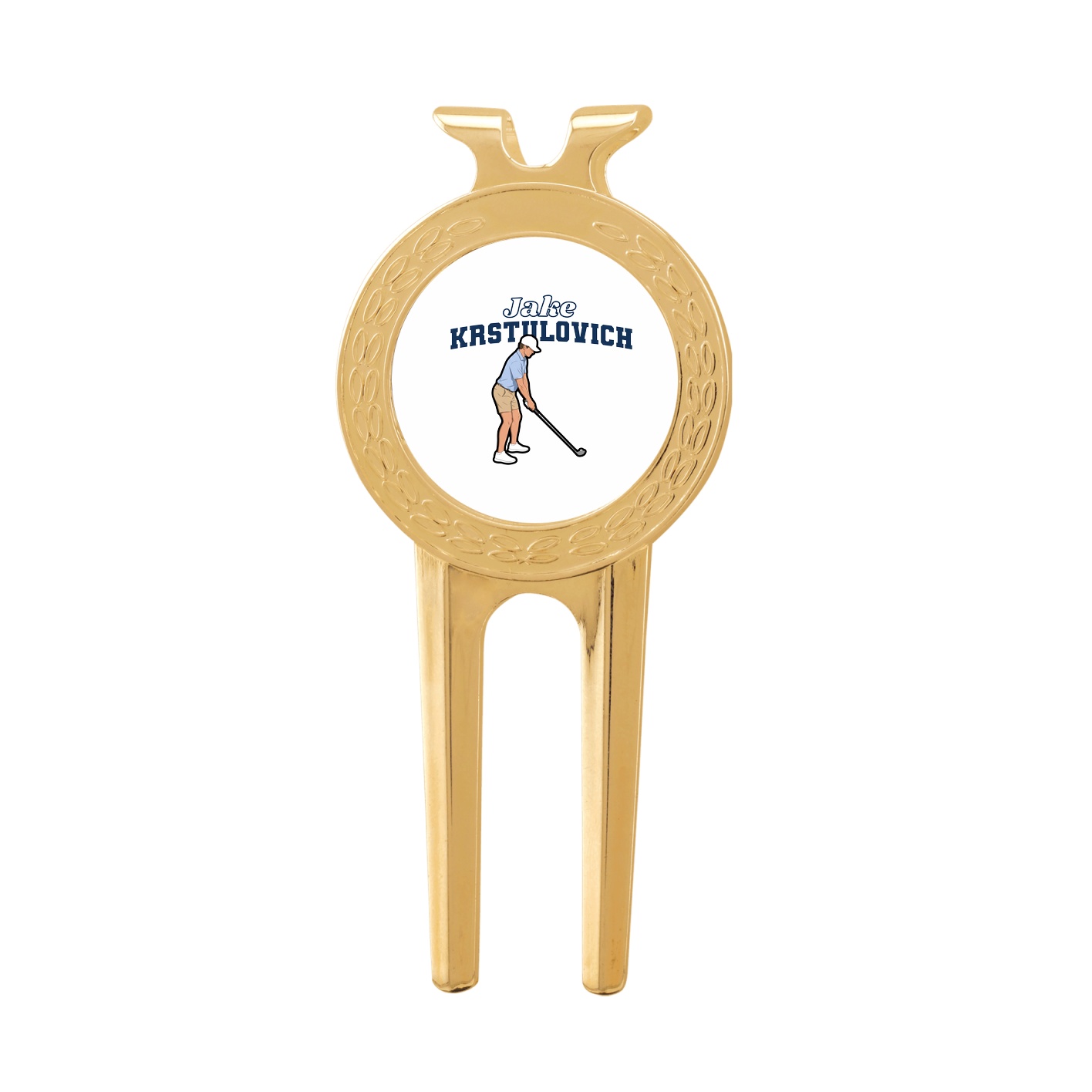 Divot Tool with Ball Marker — Name Arch in Classic
