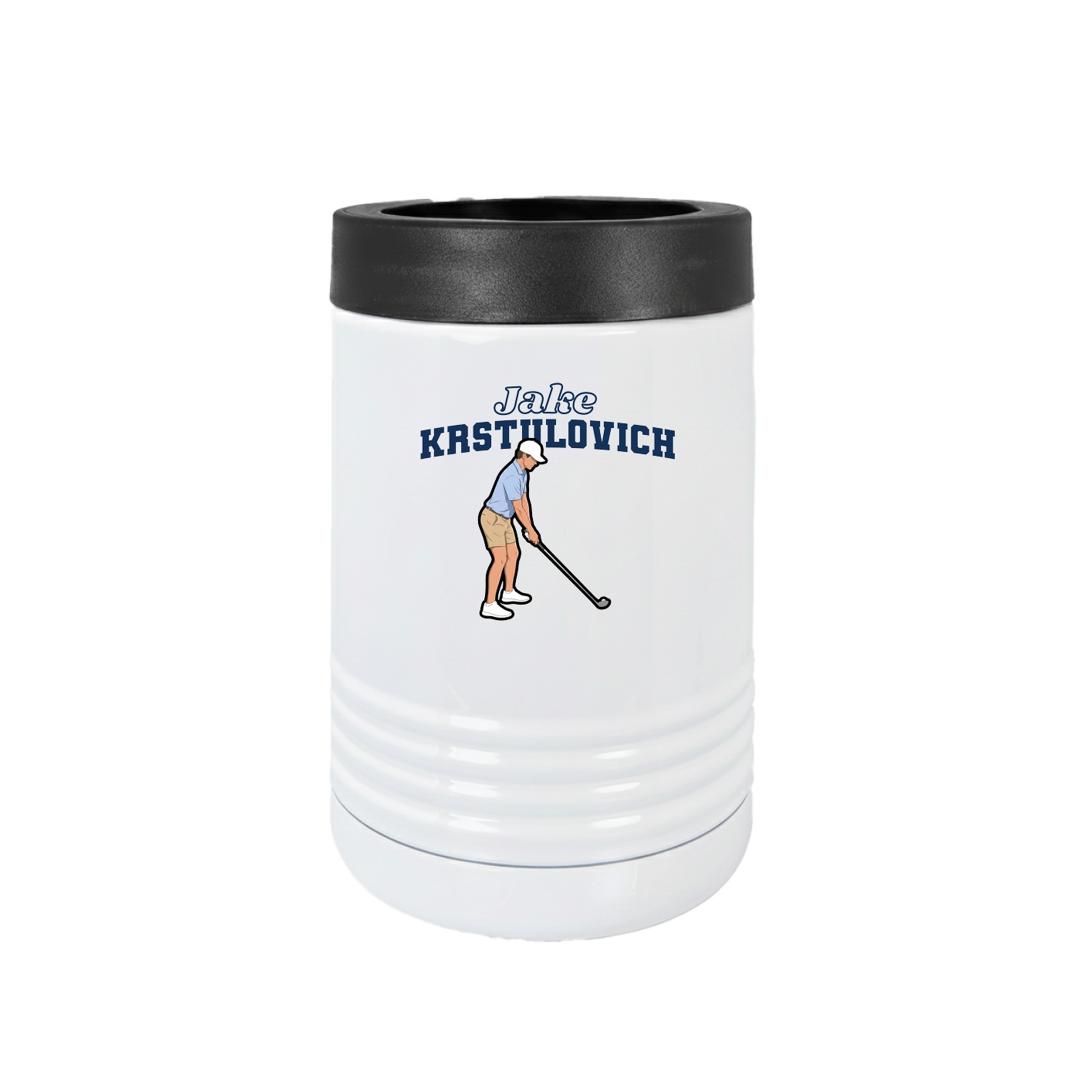 Beverage Holder — Name Arch in White