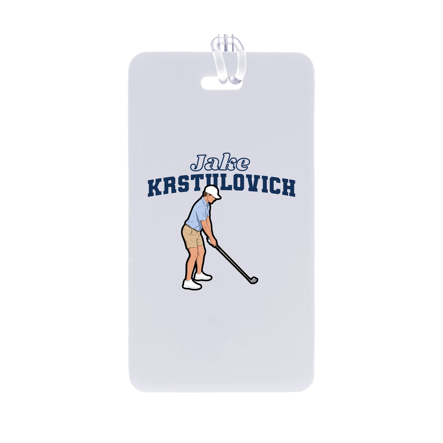 Bag Tag — Name Arch in Classic