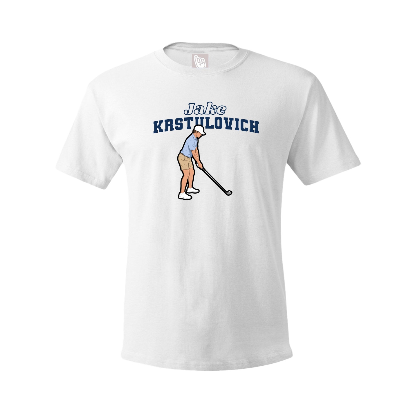 Tee — Name Arch in White