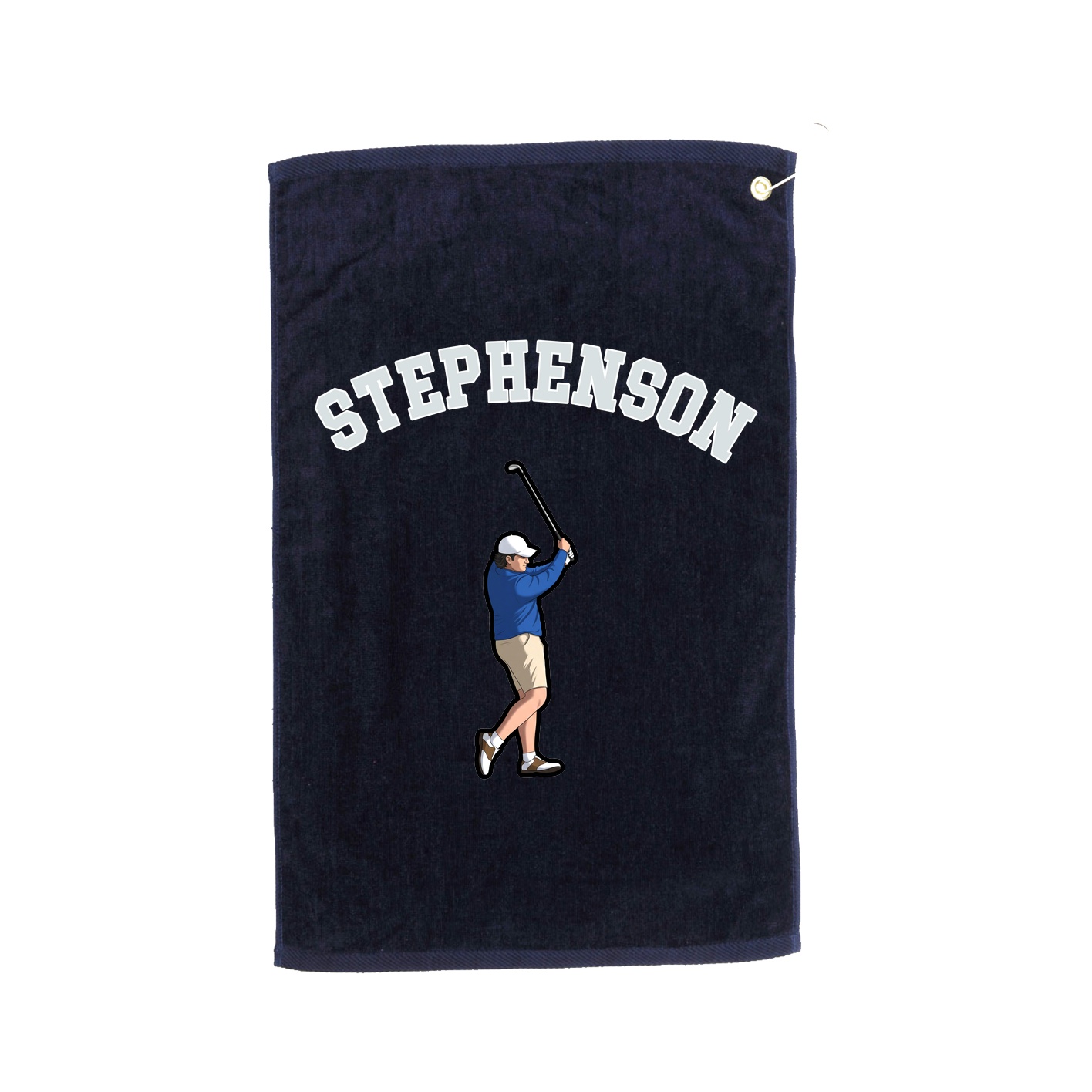 Golf Towel — Shirsey Arch in Navy