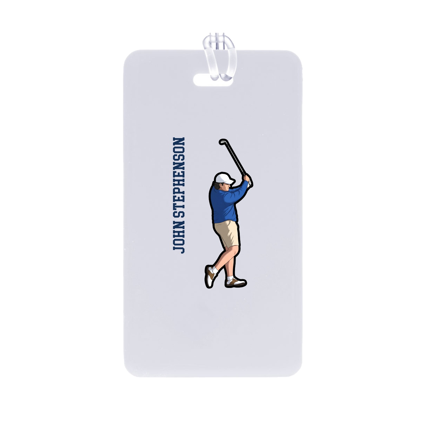 Bag Tag — Name Vertical in Classic