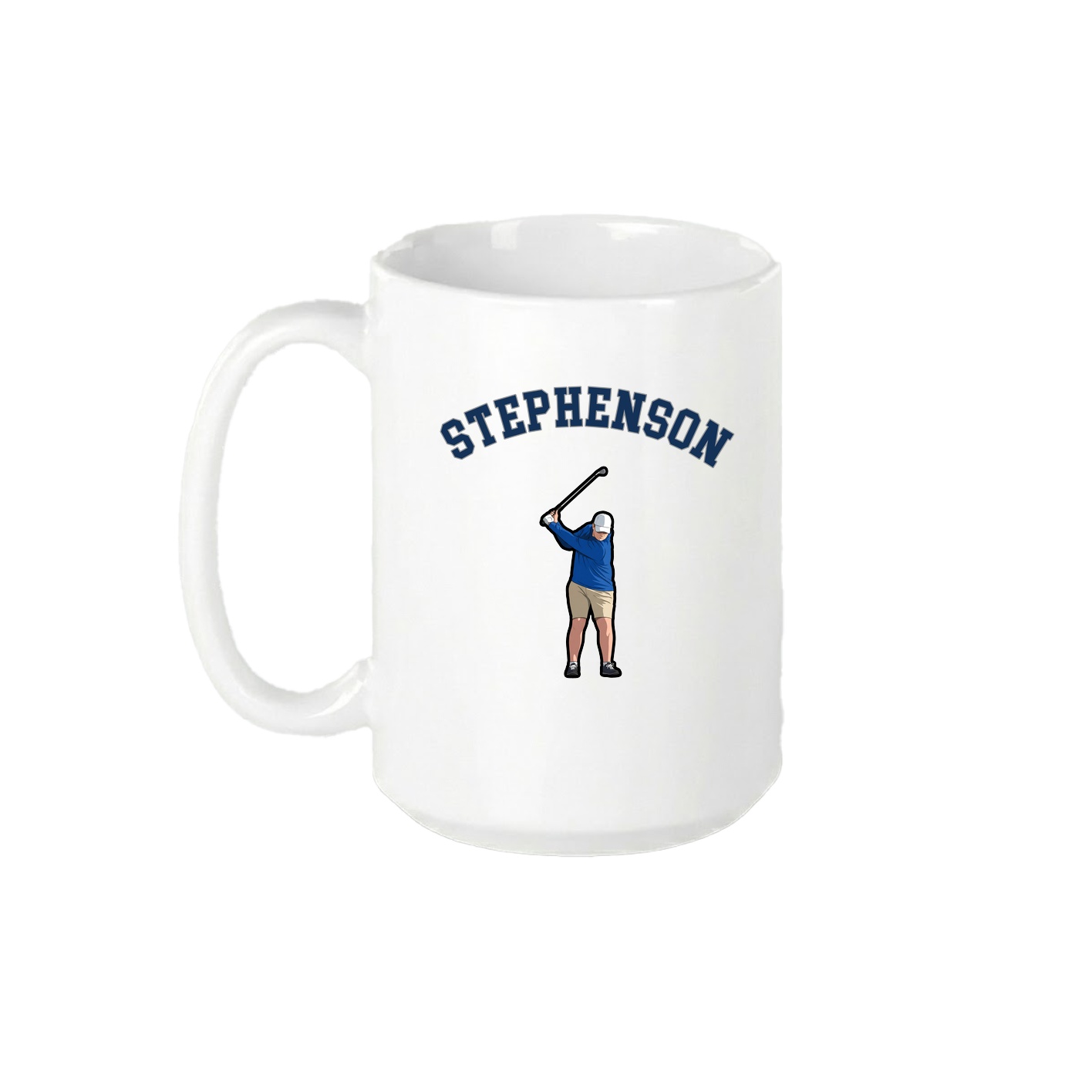 15oz Coffee Mug — Shirsey Arch in White