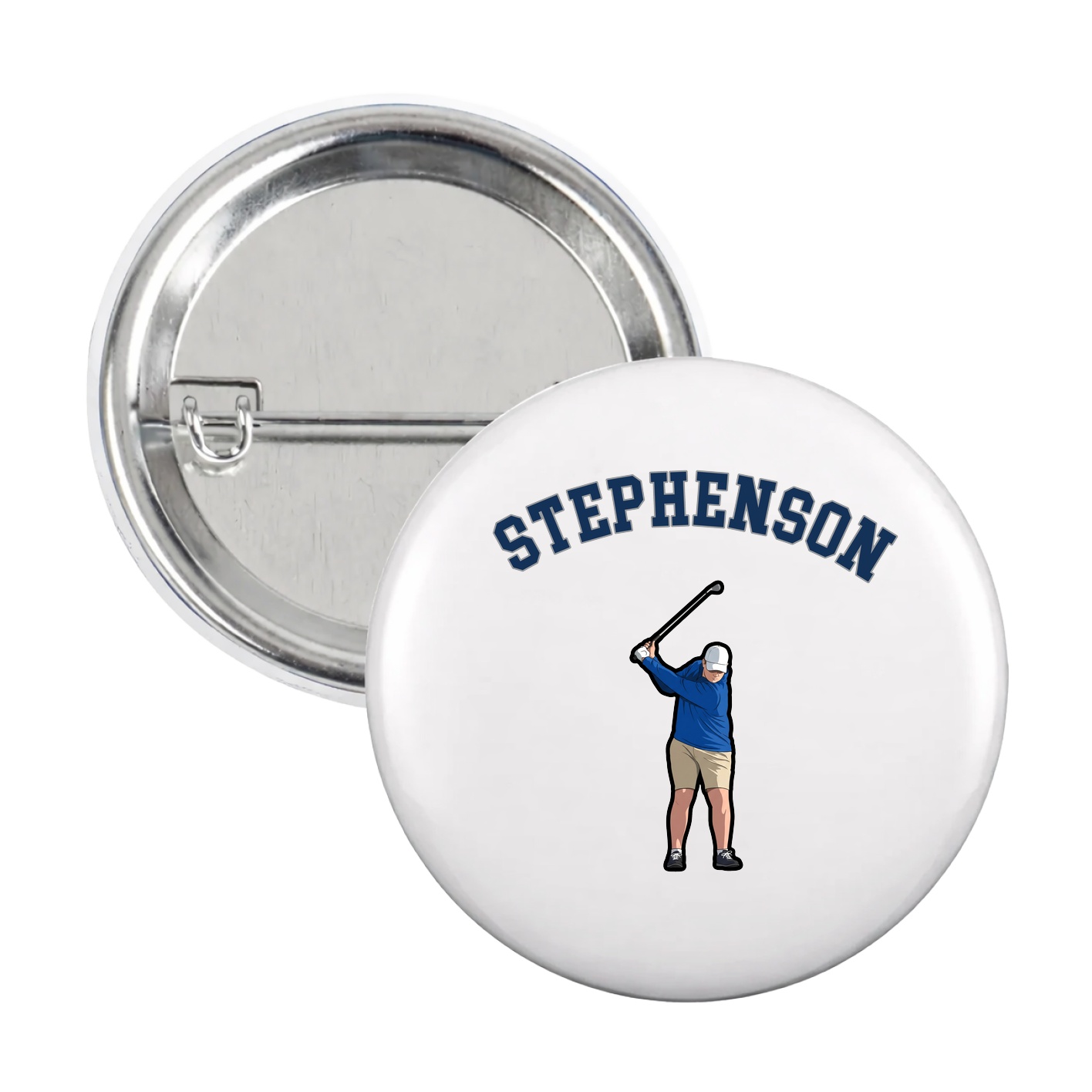 Game Day Button — Shirsey Arch in White