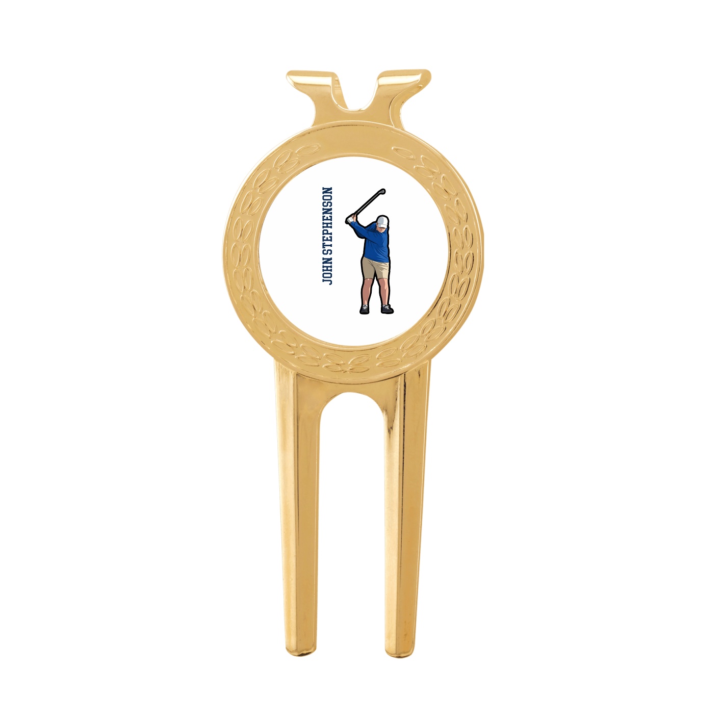 Divot Tool with Ball Marker — Name Vertical in Classic