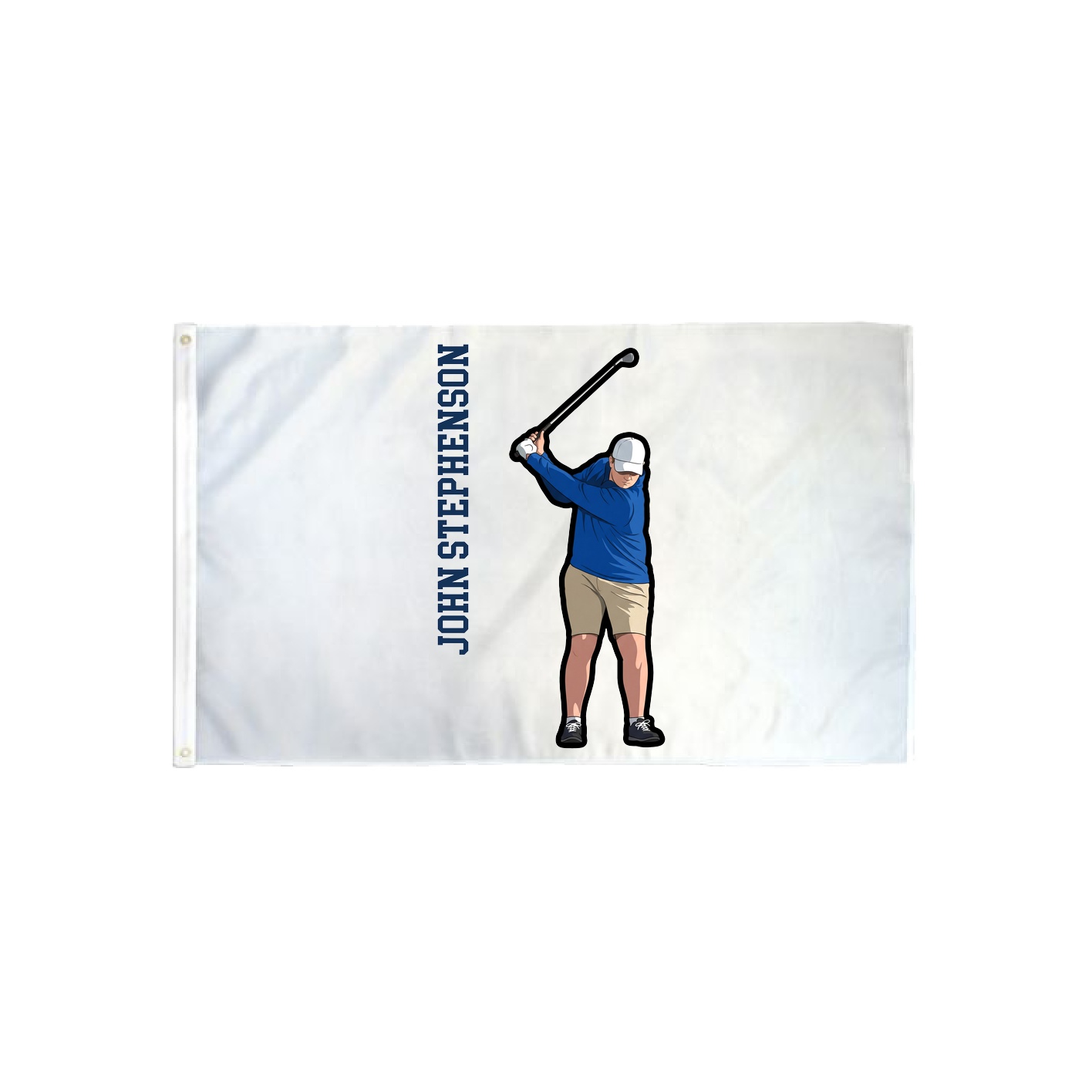 3x5 Flag — Name Vertical in Classic