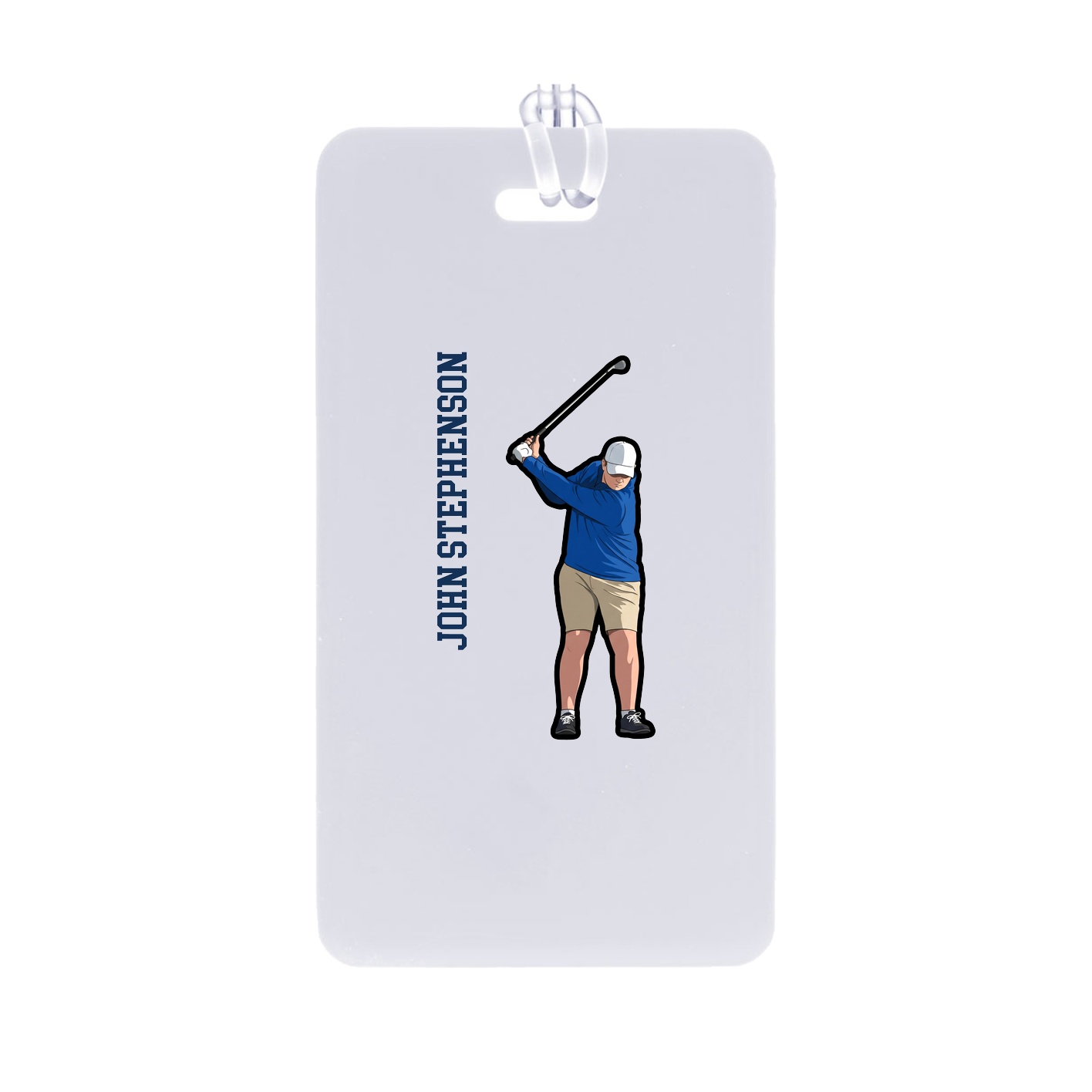 Bag Tag — Name Vertical in Classic