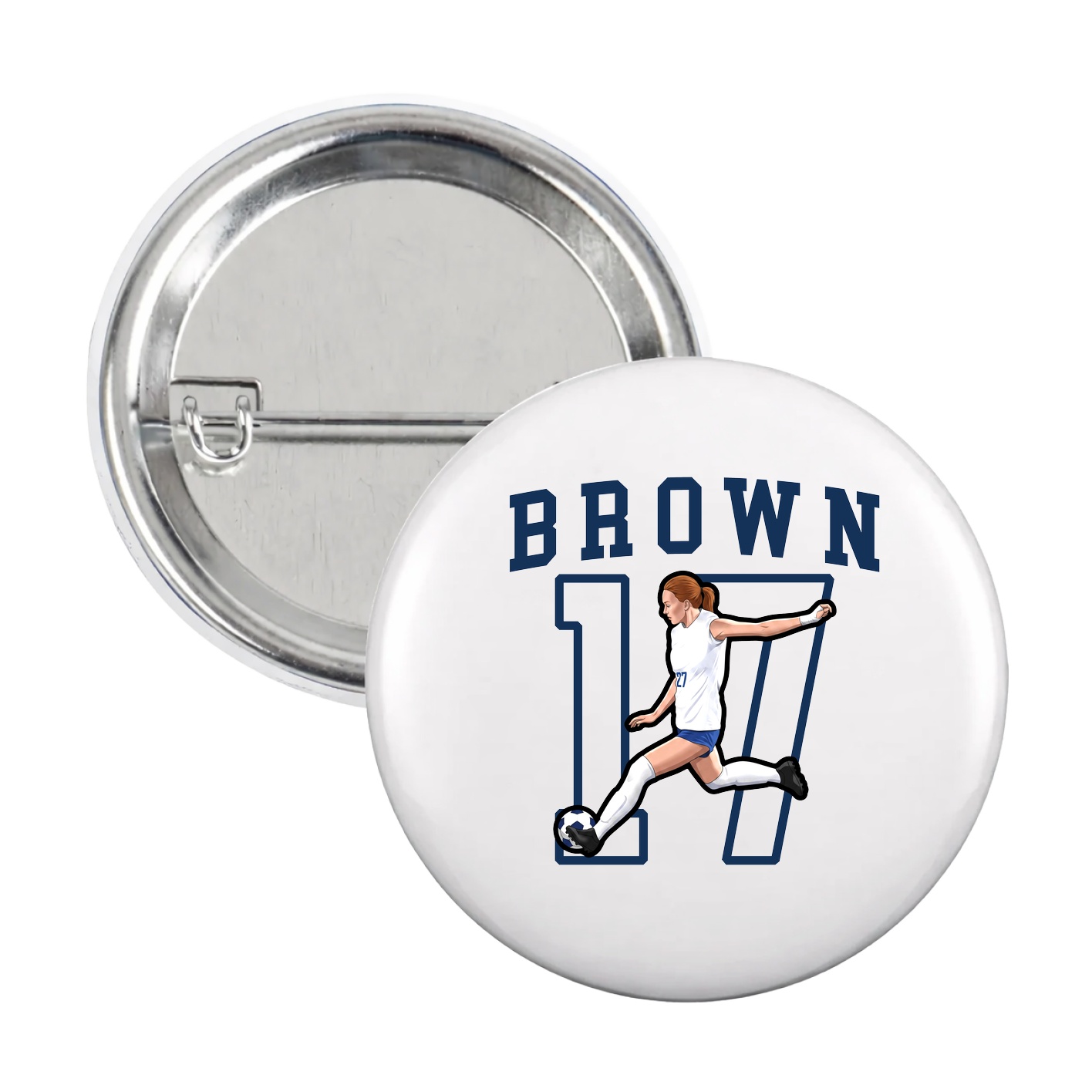 Game Day Button — Shirsey in White