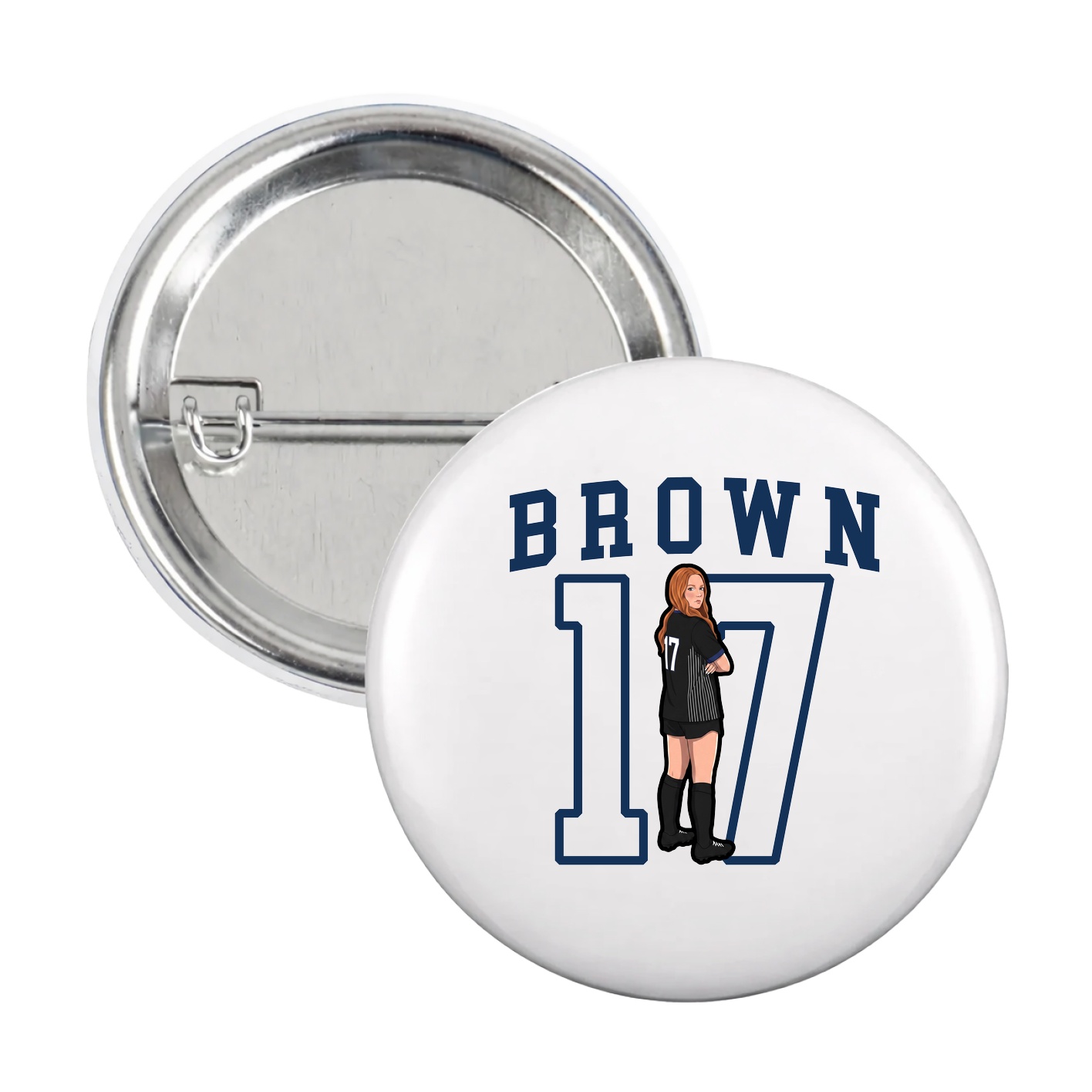 Game Day Button — Shirsey in White