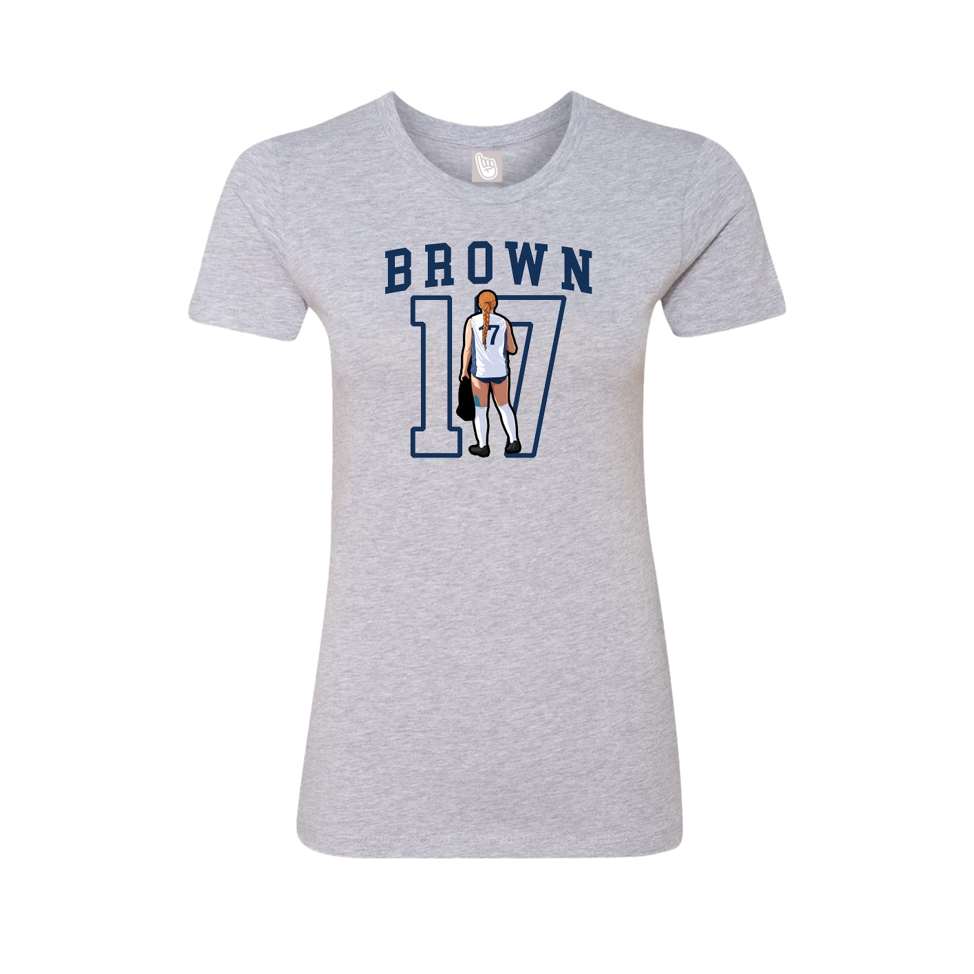 Fitted Women's Tee — Shirsey in Grey