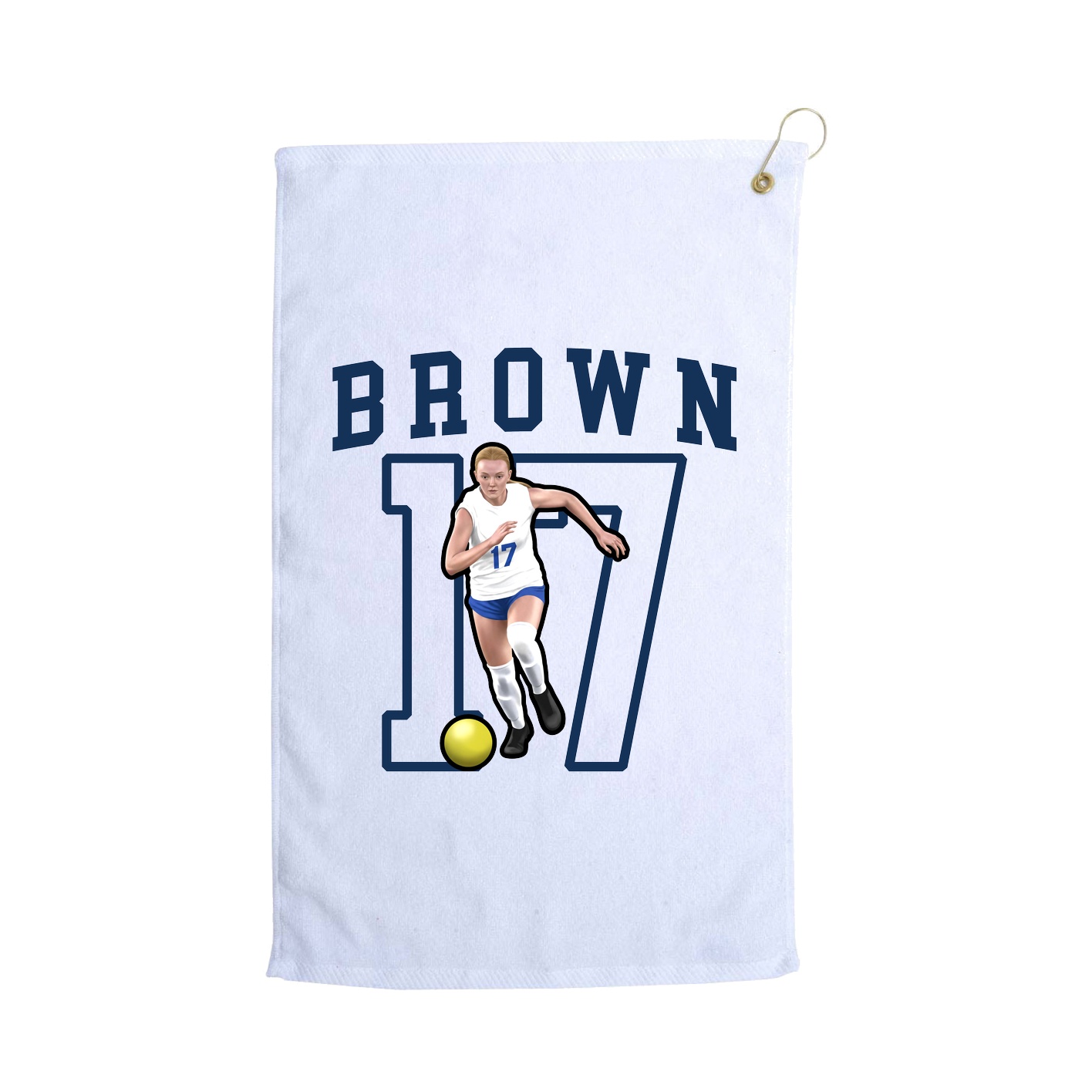 Golf Towel — Shirsey in White