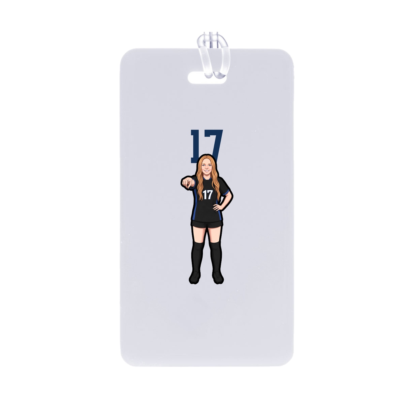 Bag Tag — Number Top in Classic