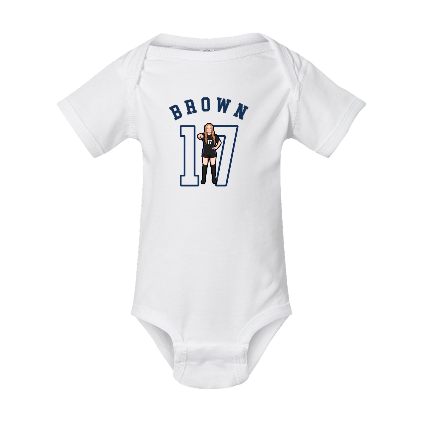 Baby Onesie — Shirsey Arch in White