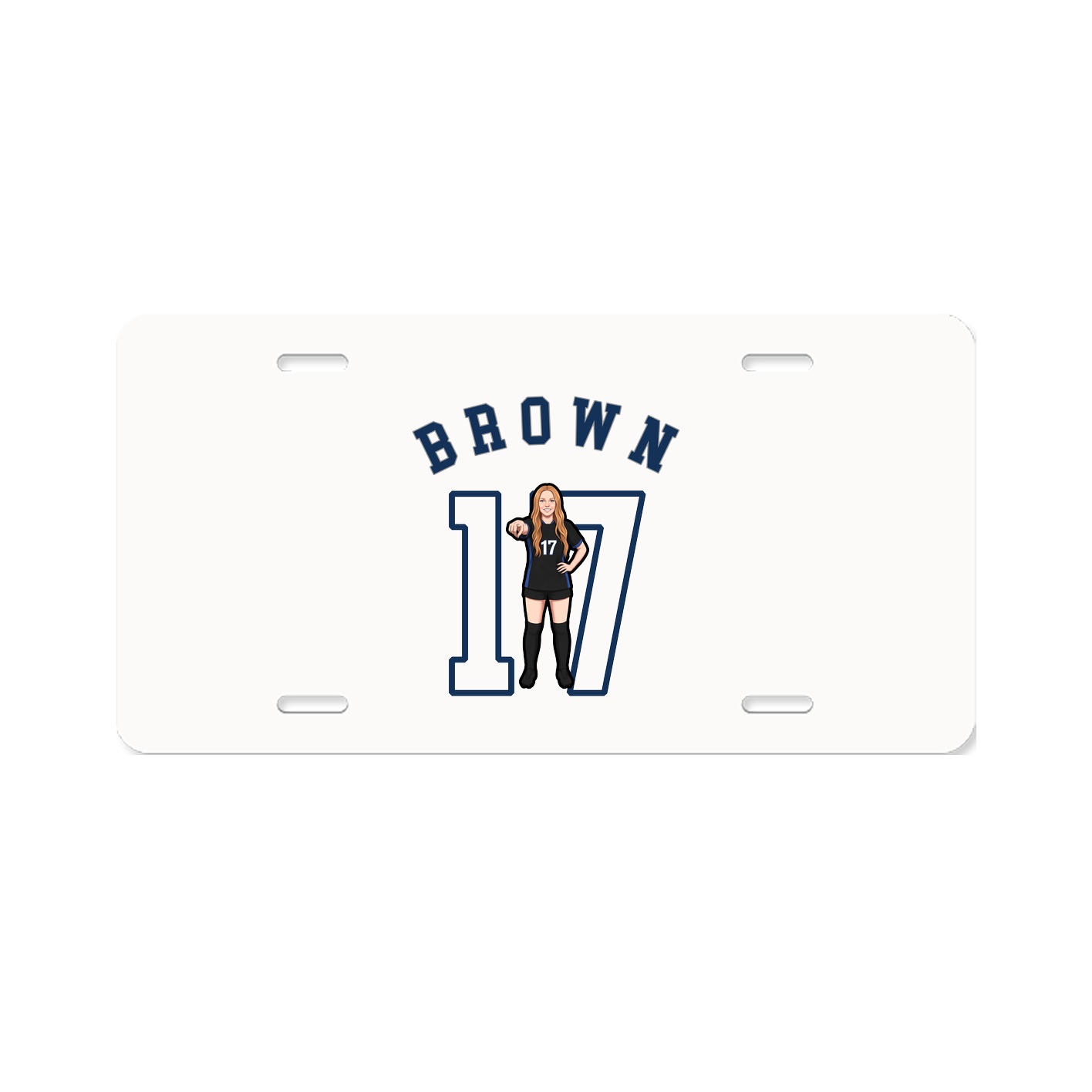 License Plate — Shirsey Arch in Classic