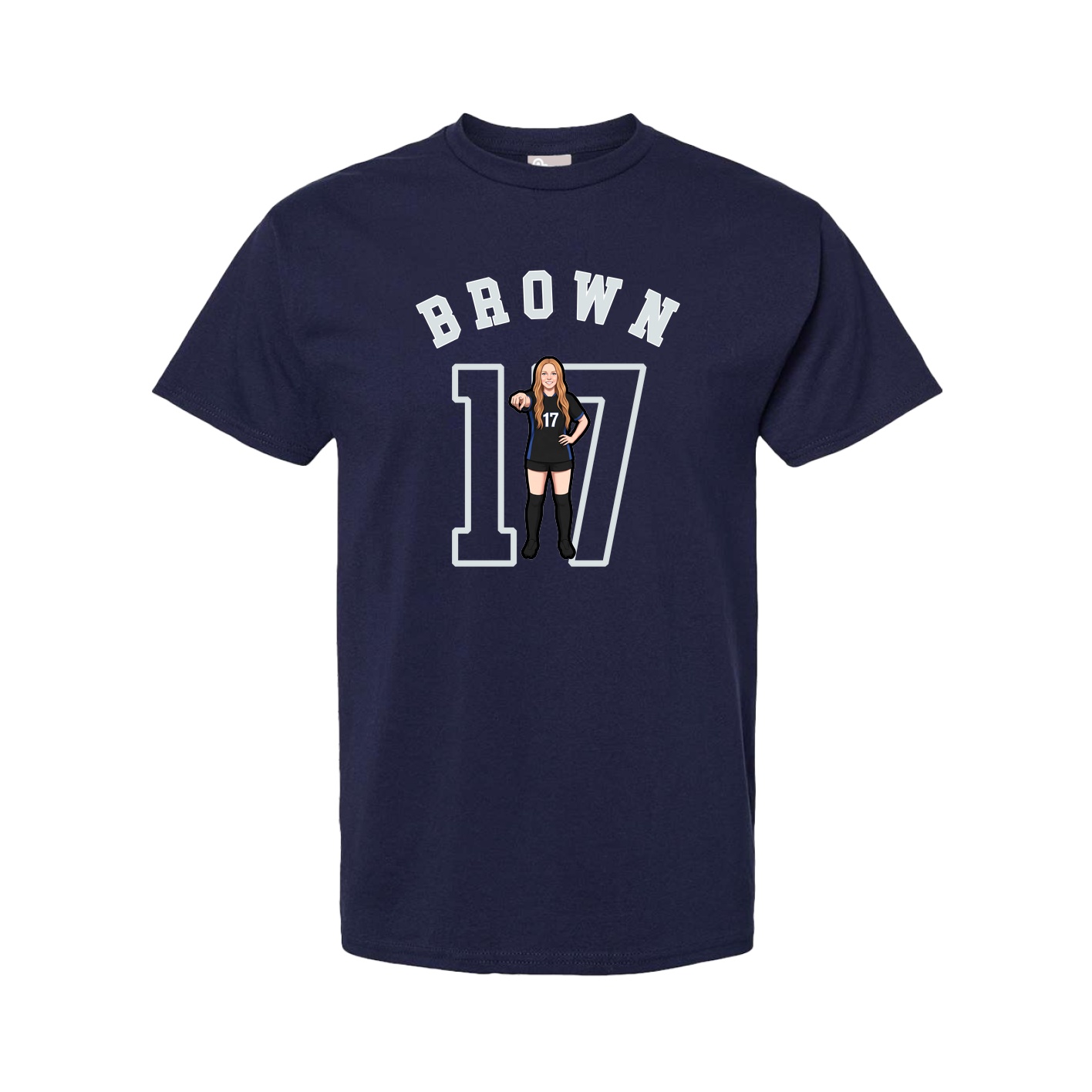 Tee — Shirsey Arch in Navy